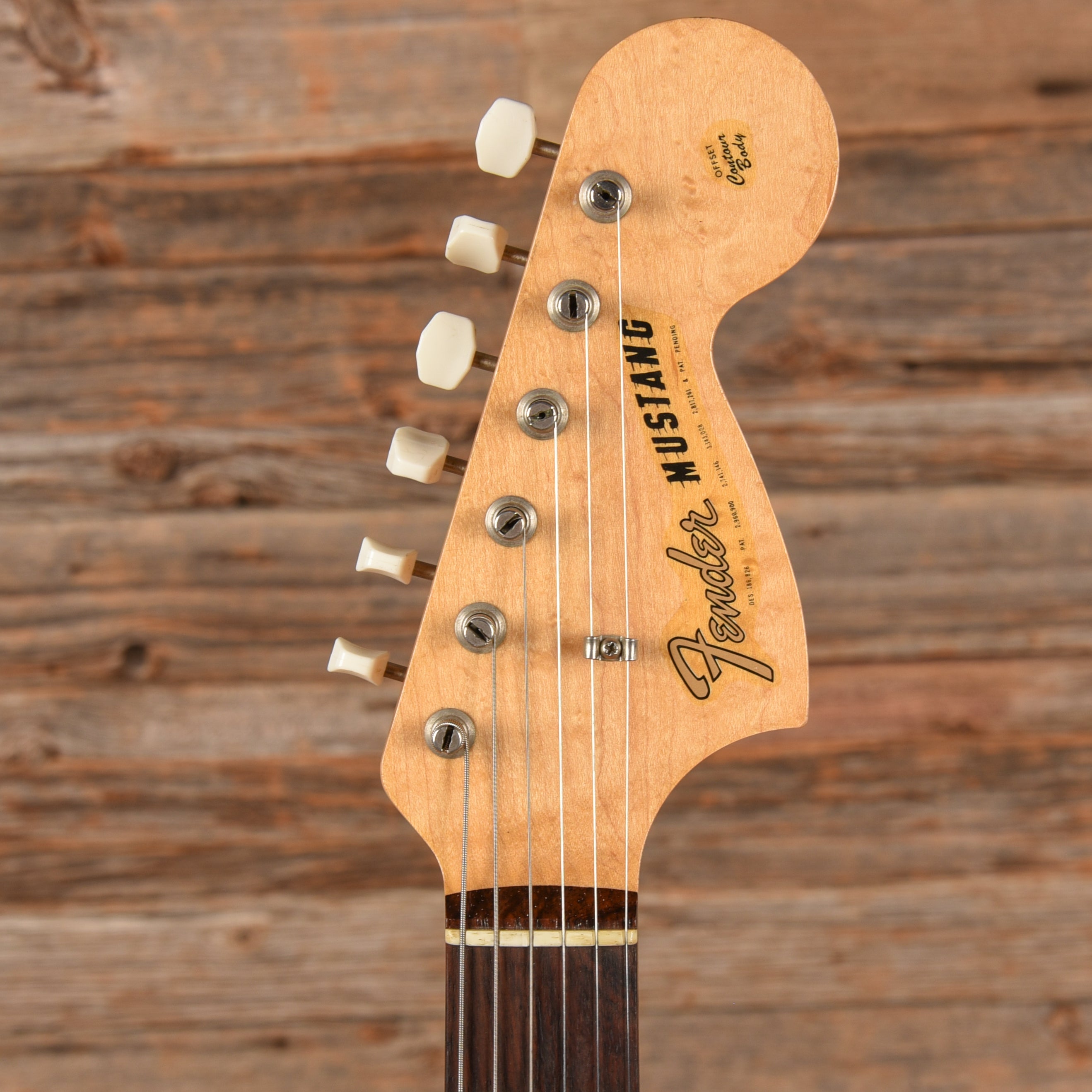 Fender Mustang Dakota Red 1966 Electric Guitars / Solid Body