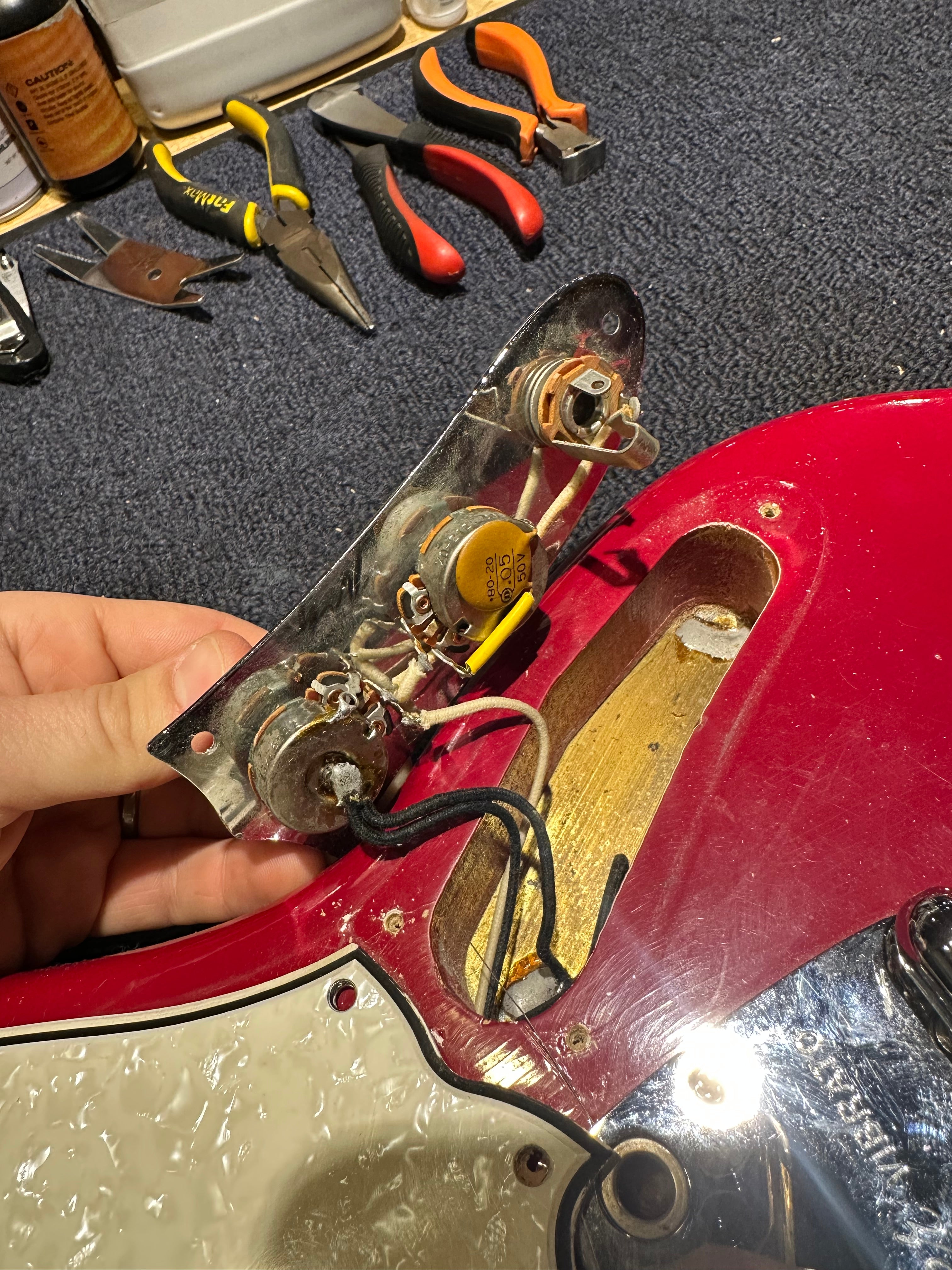 Fender Mustang Dakota Red 1966 Electric Guitars / Solid Body