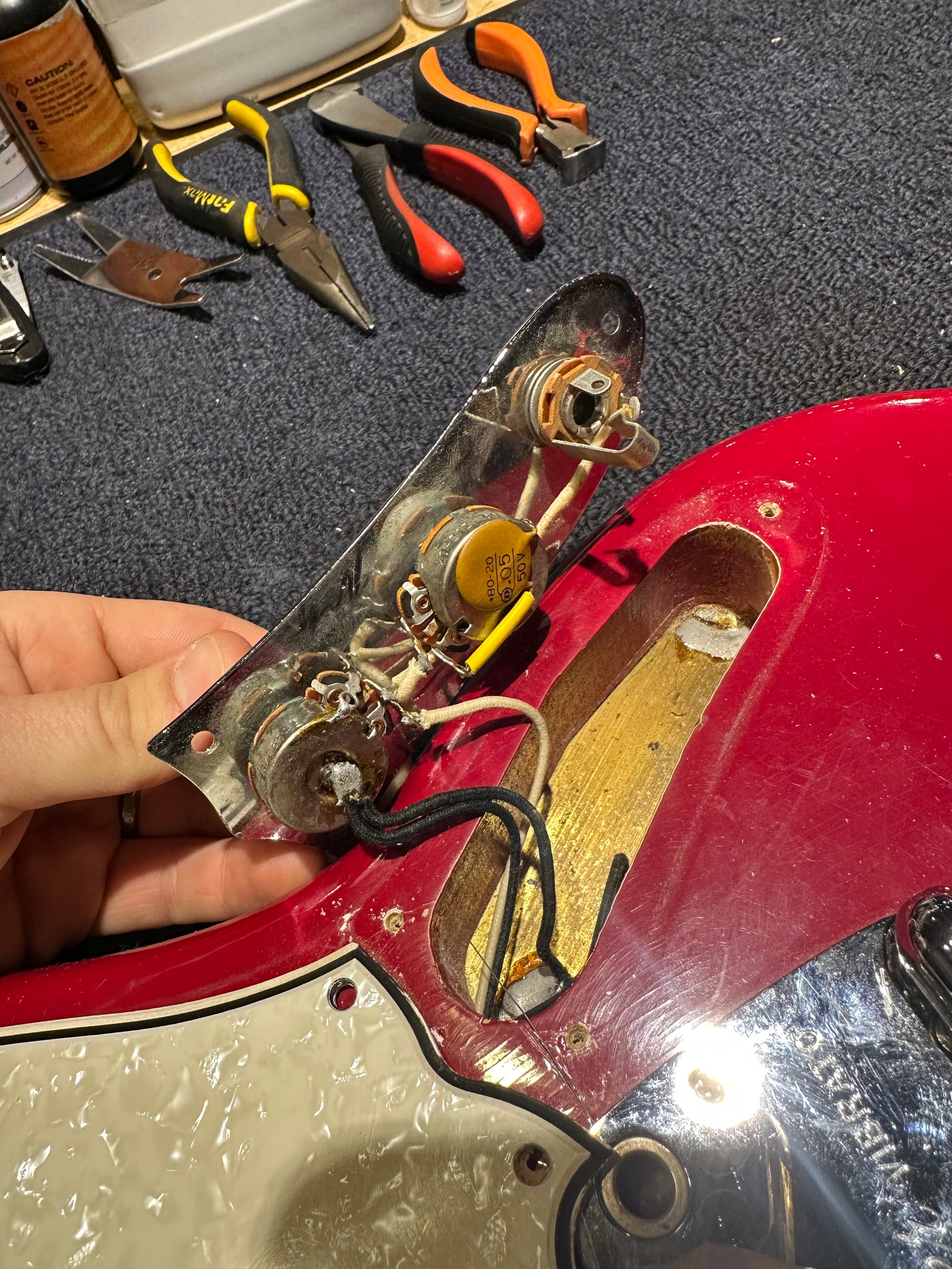 Fender Mustang Dakota Red 1966 Electric Guitars / Solid Body