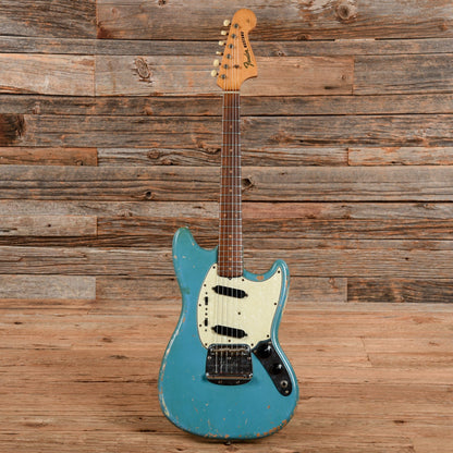 Fender Mustang Daphne Blue 1966 Electric Guitars / Solid Body