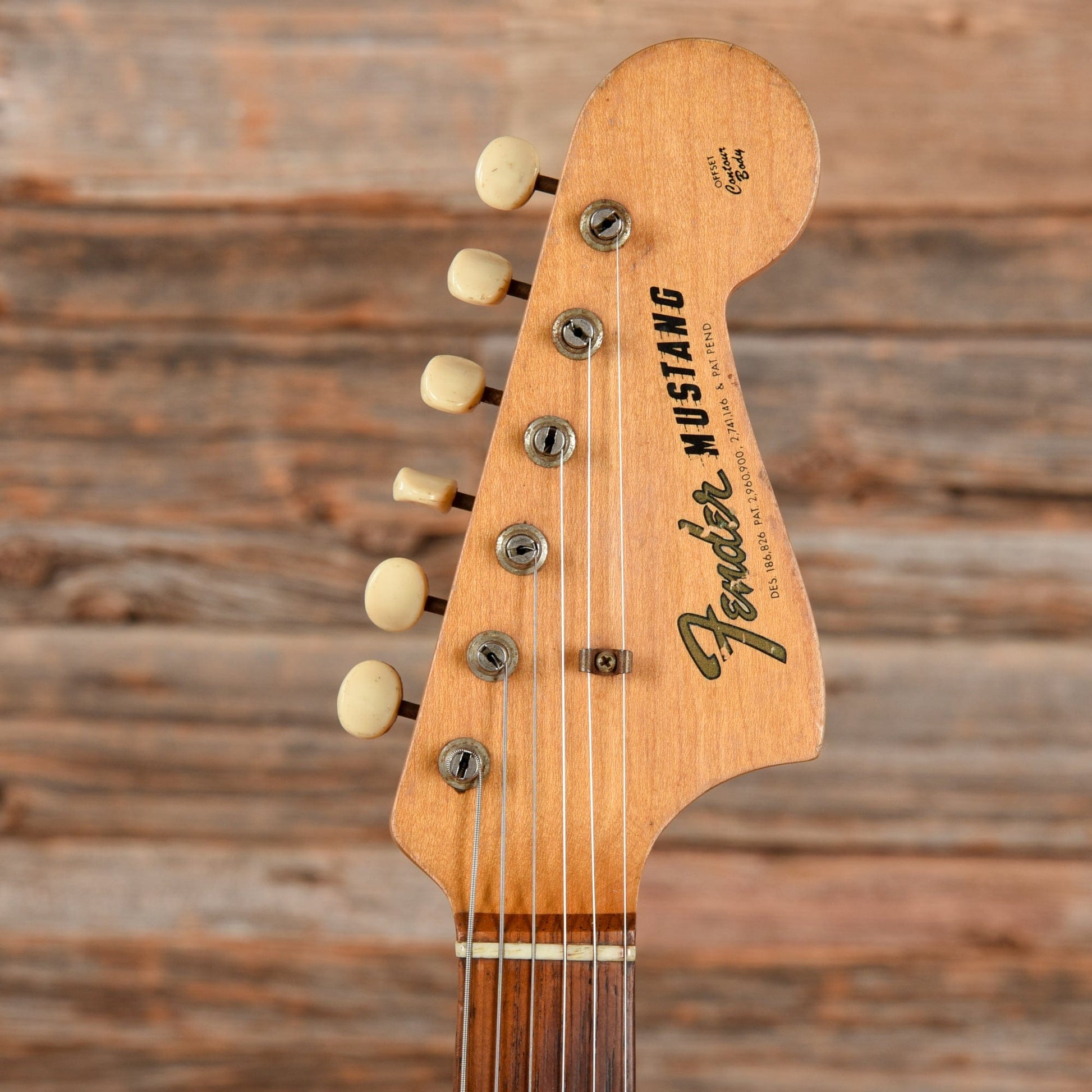 Fender Mustang Daphne Blue 1966 Electric Guitars / Solid Body