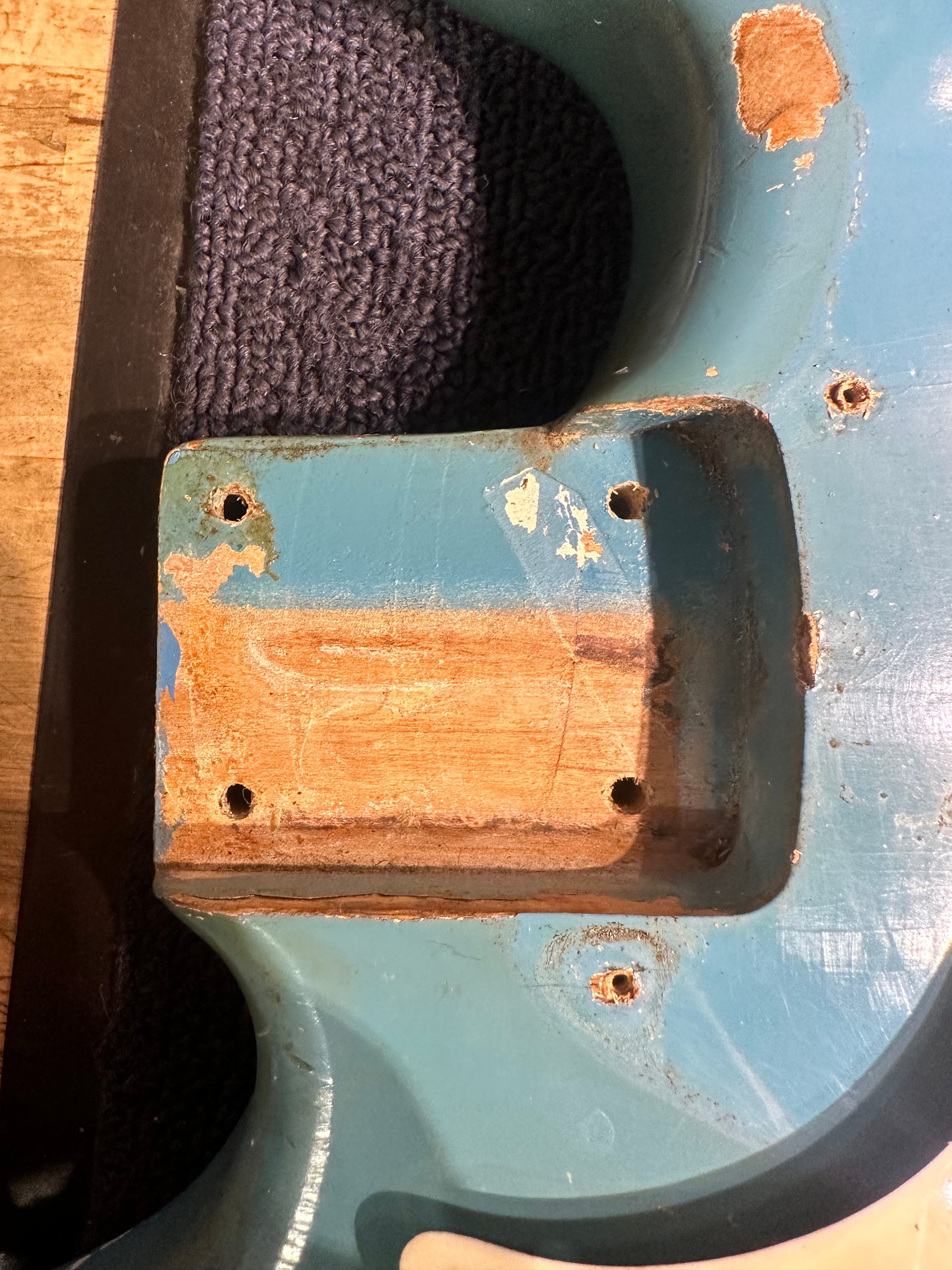 Fender Mustang Daphne Blue 1966 Electric Guitars / Solid Body