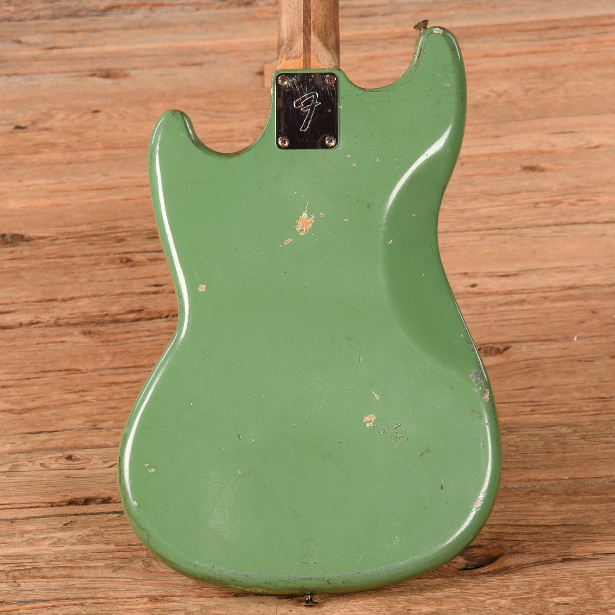 Fender Mustang Green Refin 1977 Electric Guitars / Solid Body
