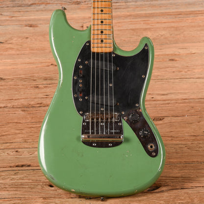 Fender Mustang Green Refin 1977 Electric Guitars / Solid Body