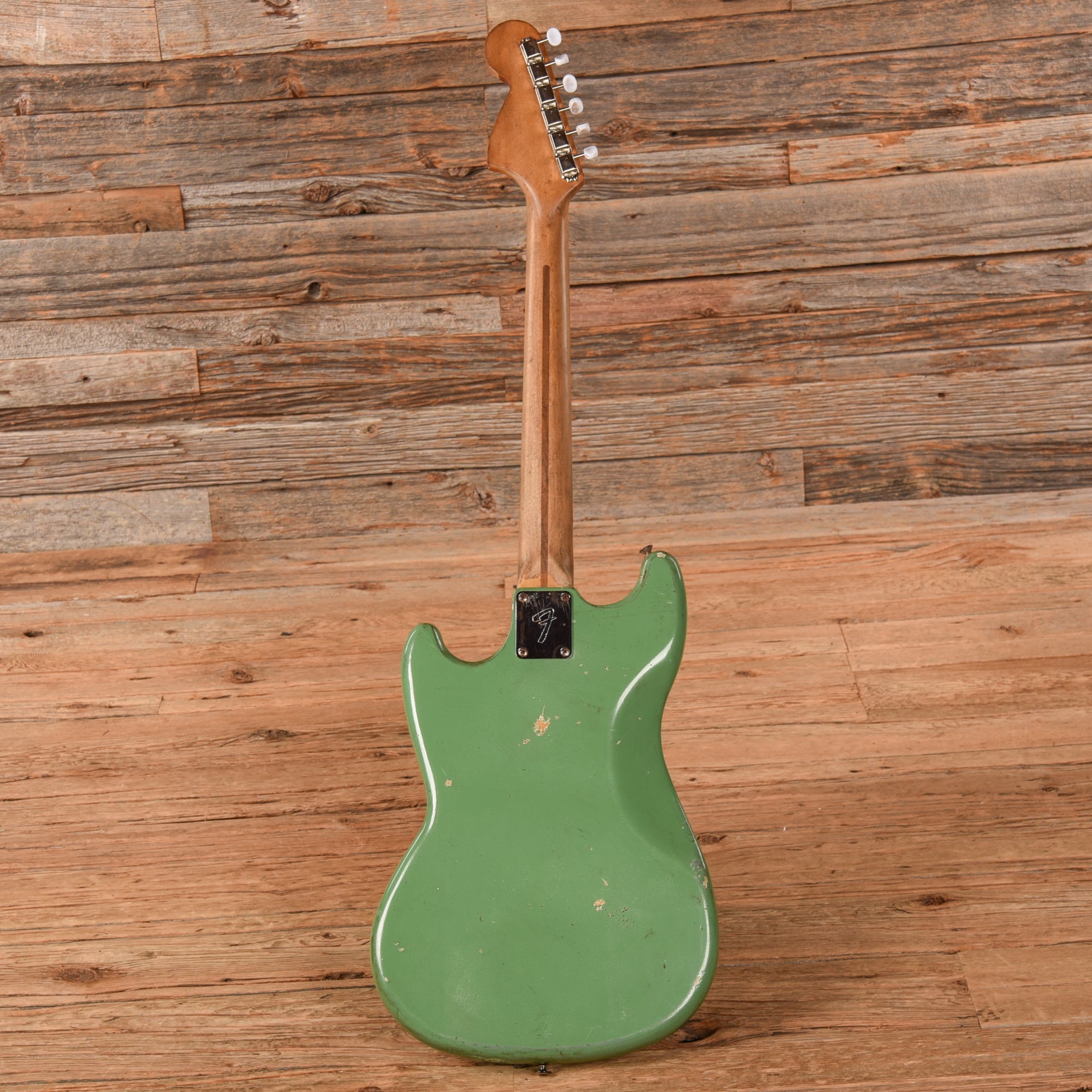 Fender Mustang Green Refin 1977 Electric Guitars / Solid Body