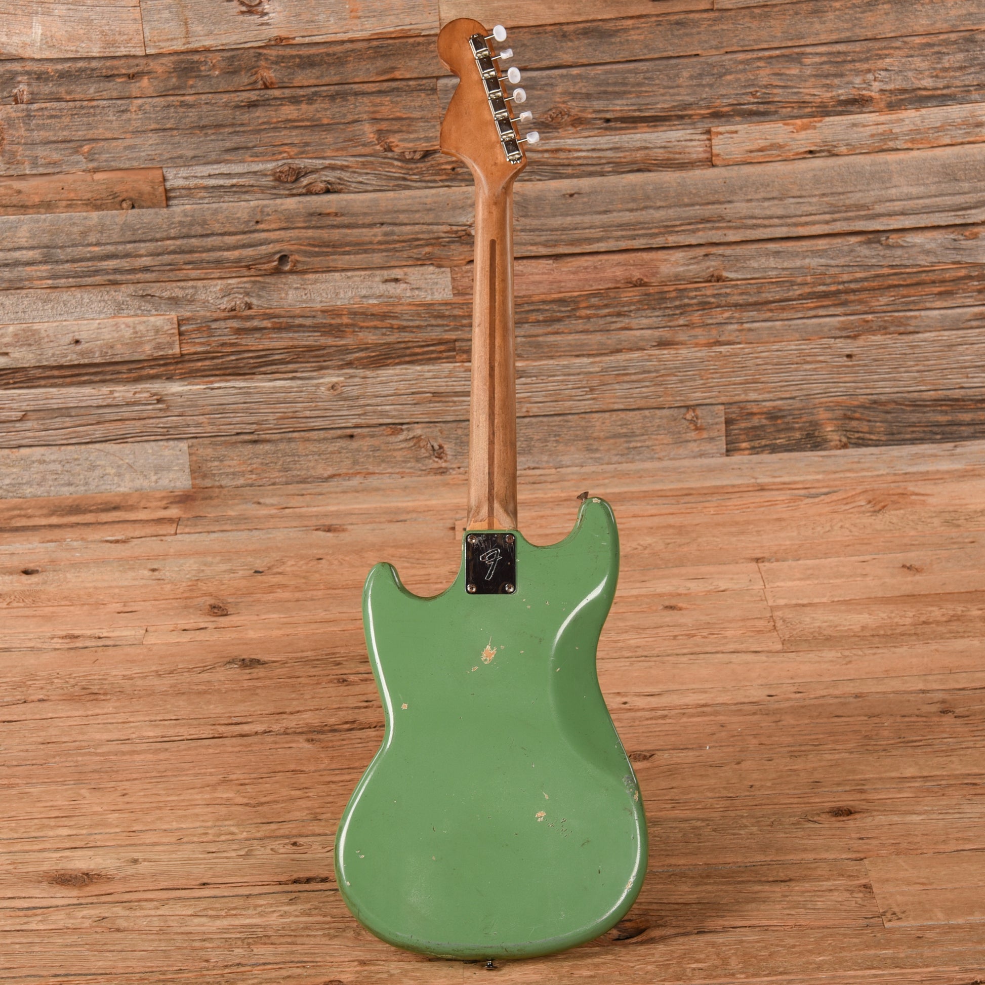 Fender Mustang Green Refin 1977 Electric Guitars / Solid Body