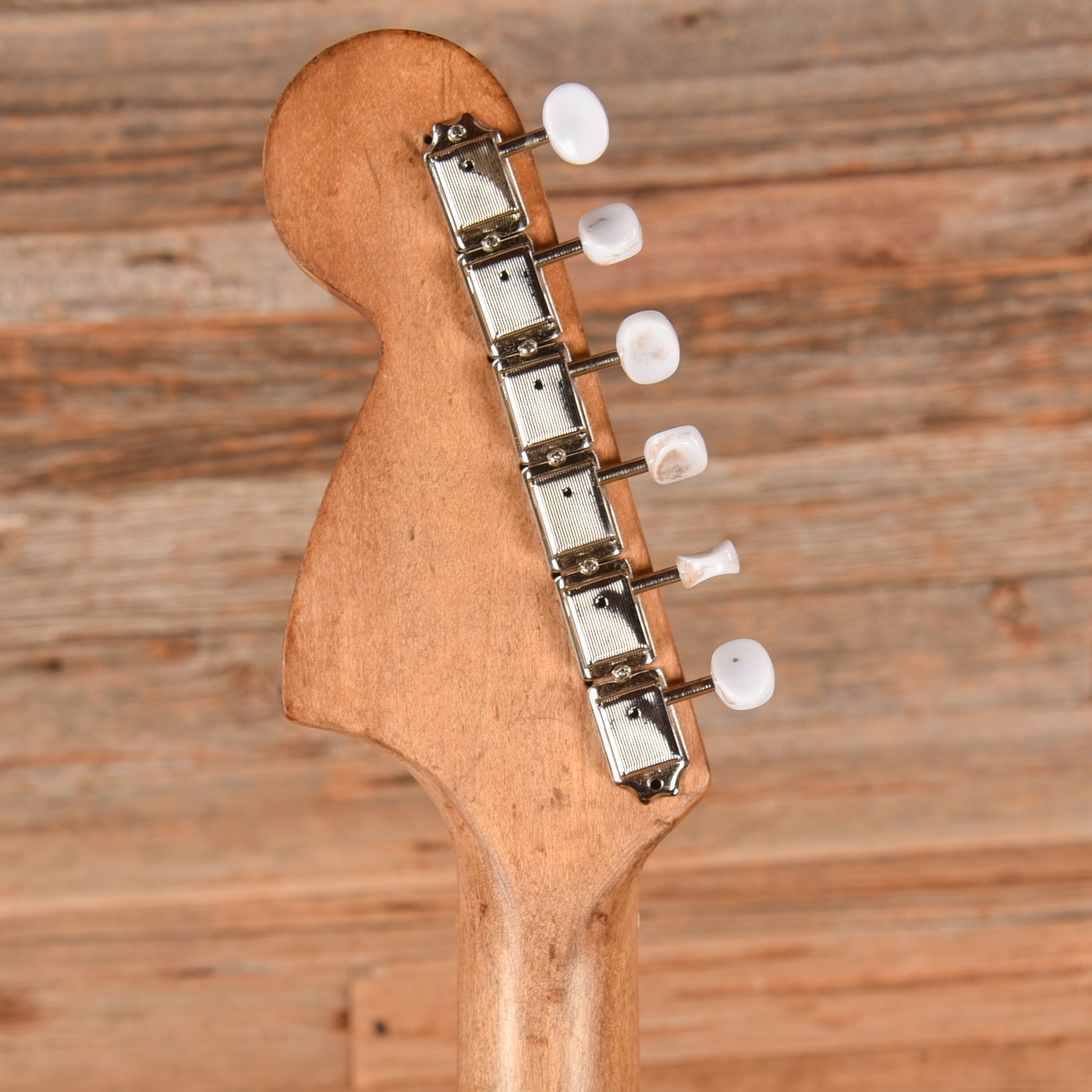 Fender Mustang Green Refin 1977 Electric Guitars / Solid Body