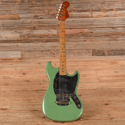 Fender Mustang Green Refin 1977 Electric Guitars / Solid Body