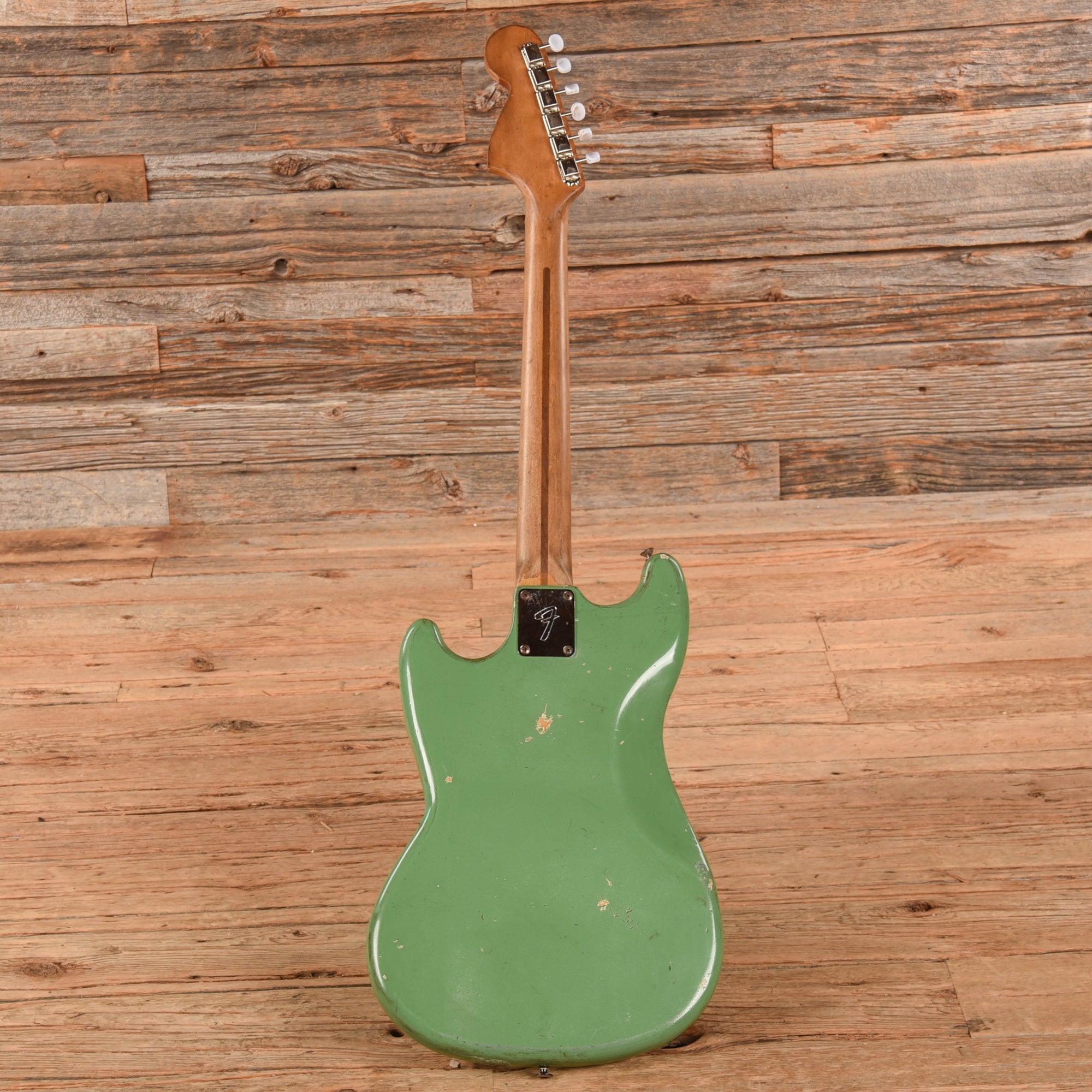 Fender Mustang Green Refin 1977 Electric Guitars / Solid Body