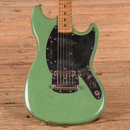 Fender Mustang Green Refin 1977 Electric Guitars / Solid Body