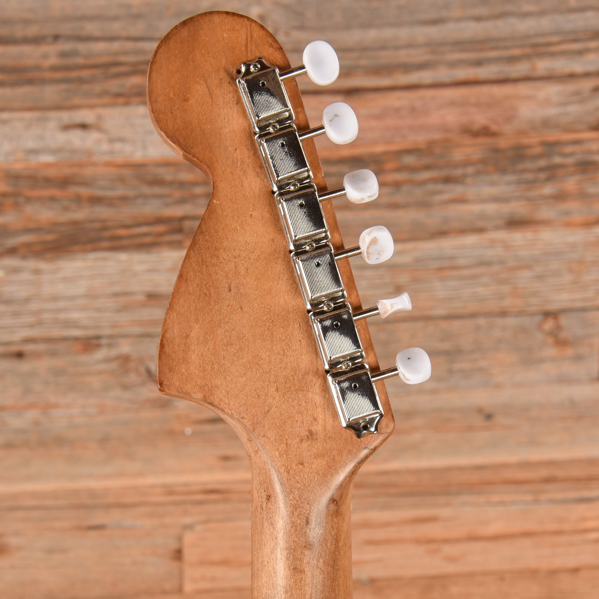 Fender Mustang Green Refin 1977 Electric Guitars / Solid Body