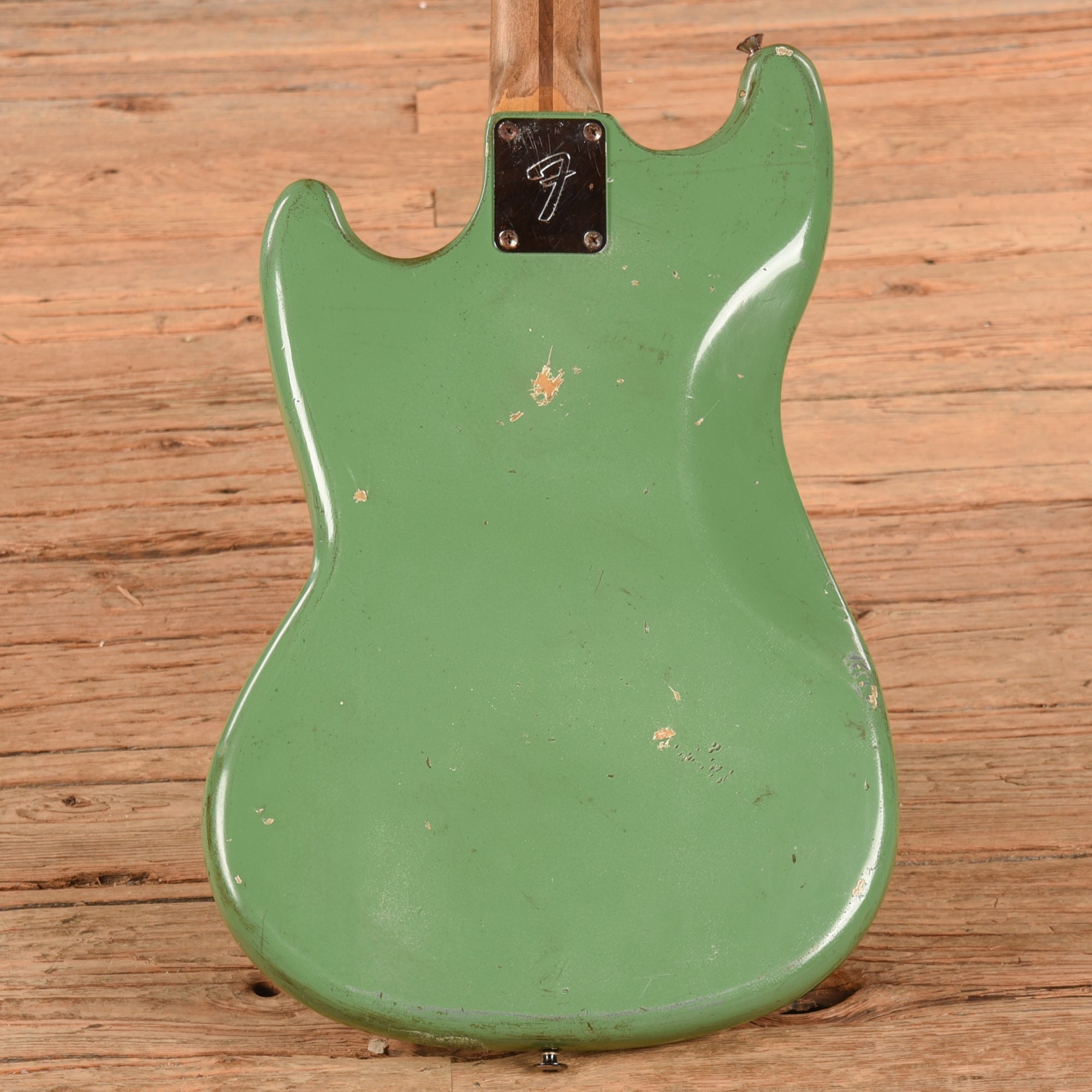 Fender Mustang Green Refin 1977 Electric Guitars / Solid Body