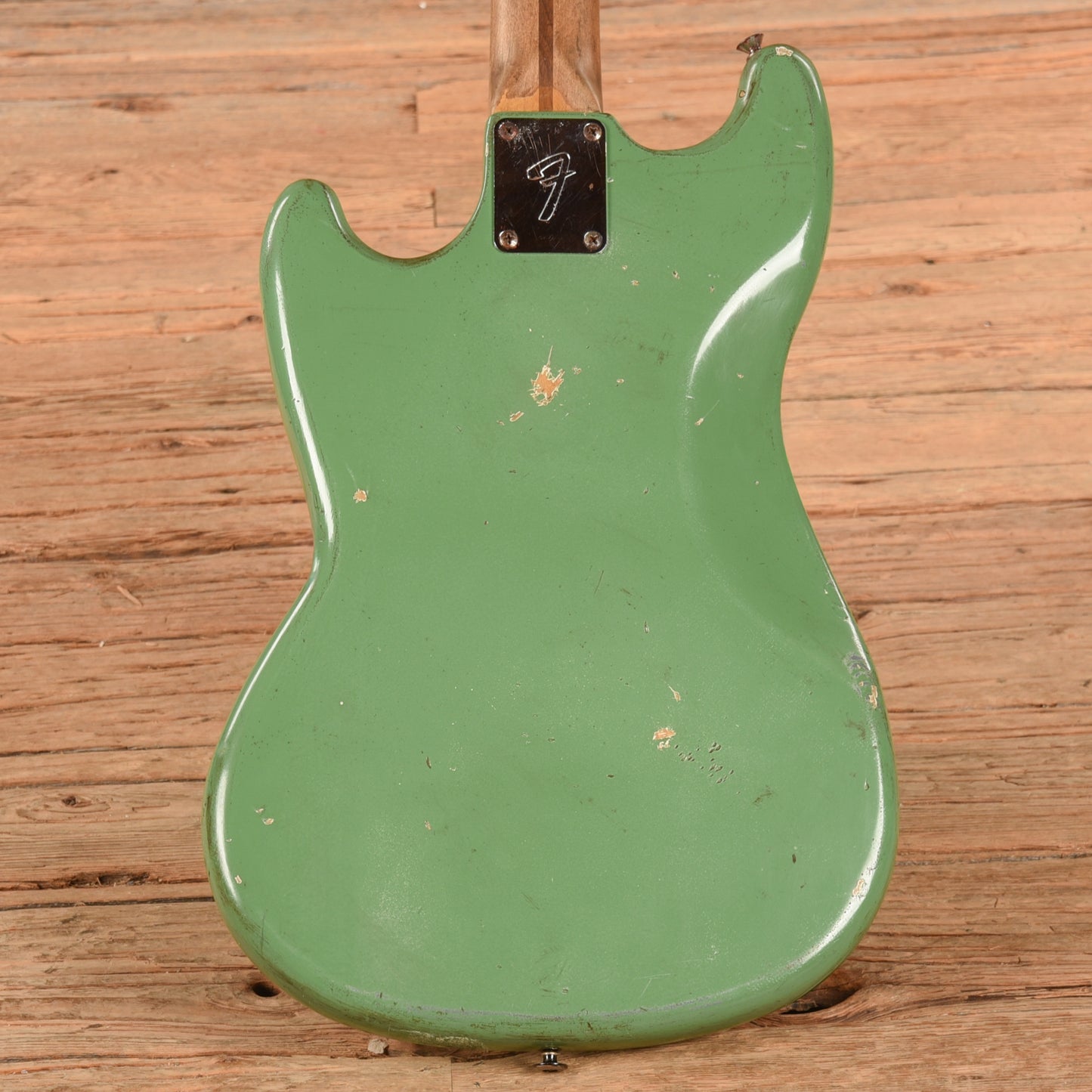 Fender Mustang Green Refin 1977 Electric Guitars / Solid Body