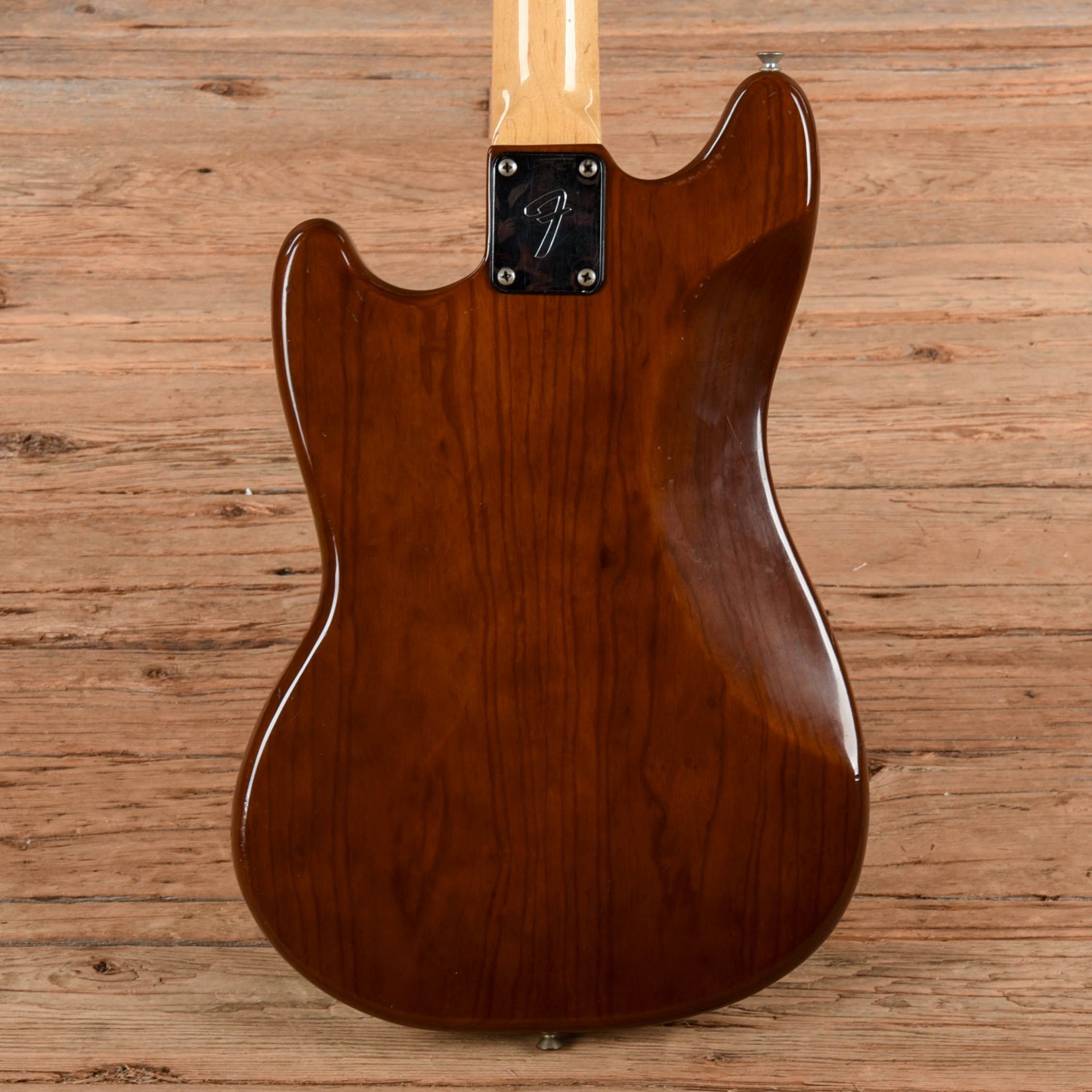 Fender Mustang Mocha 1976 Electric Guitars / Solid Body
