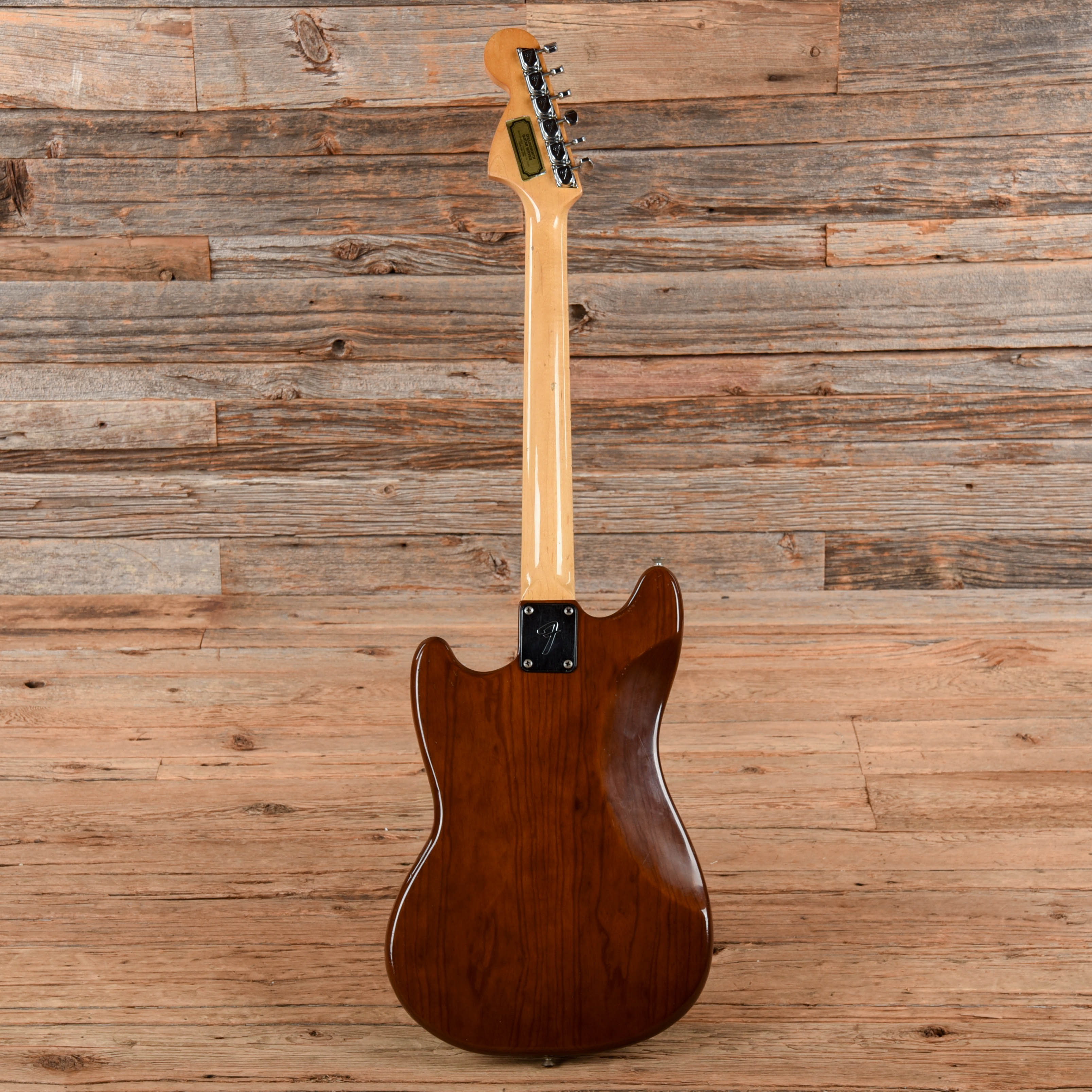 Fender Mustang Mocha 1976 Electric Guitars / Solid Body