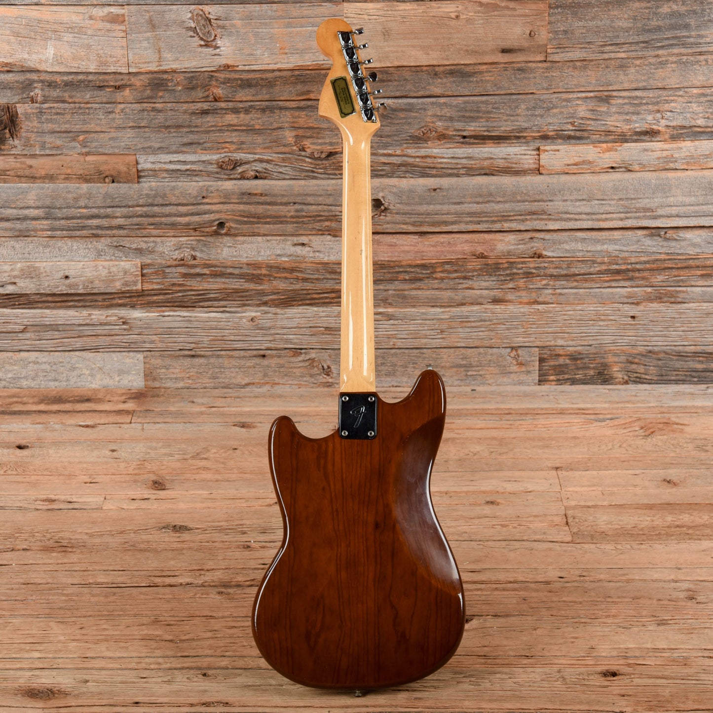Fender Mustang Mocha 1976 Electric Guitars / Solid Body
