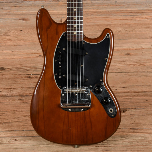 Fender Mustang Mocha 1976 Electric Guitars / Solid Body