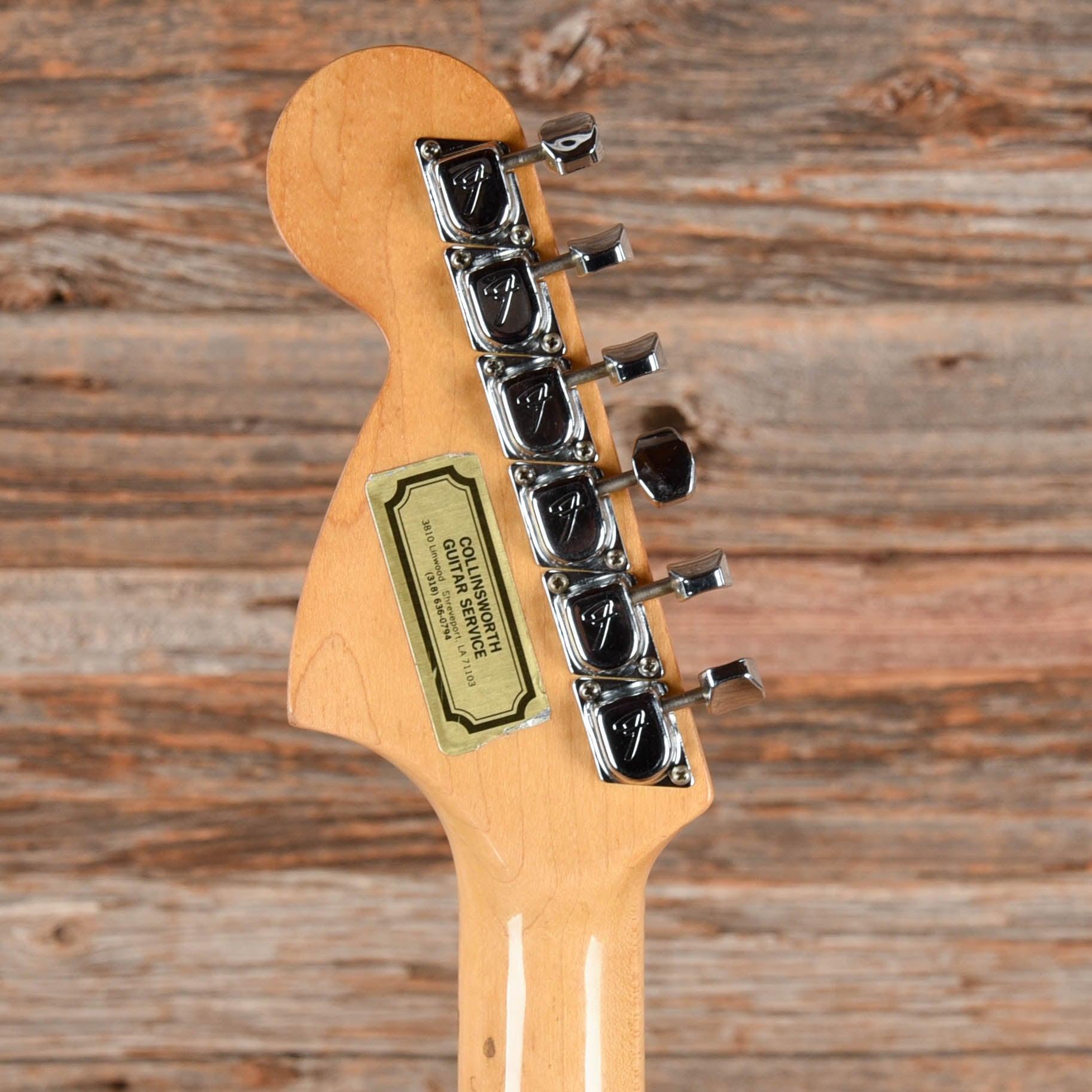 Fender Mustang Mocha 1976 Electric Guitars / Solid Body