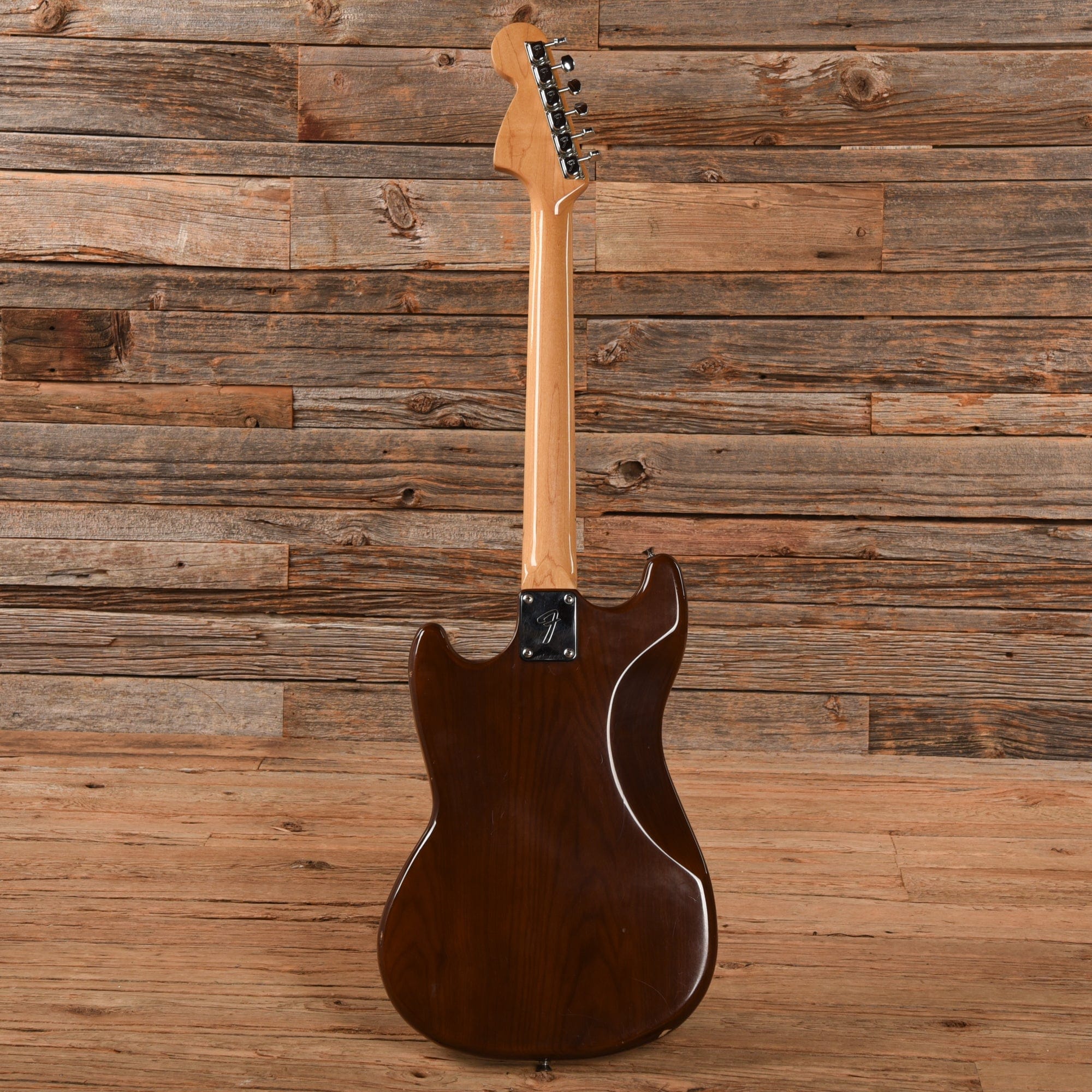 Fender Mustang Mocha 1977 Electric Guitars / Solid Body