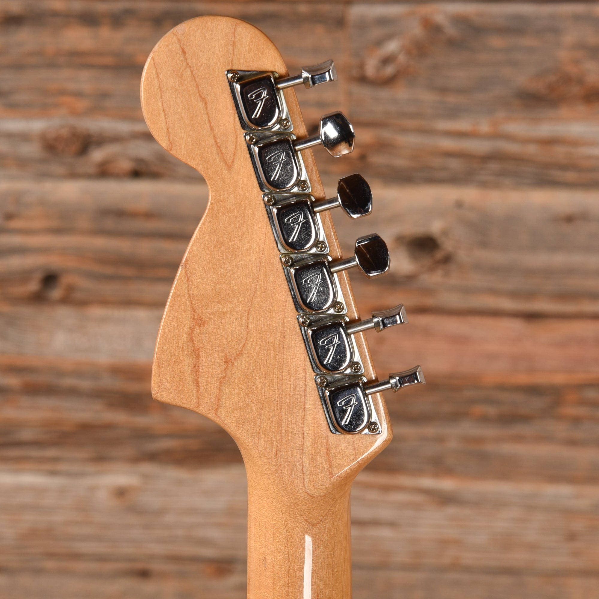 Fender Mustang Mocha 1977 Electric Guitars / Solid Body