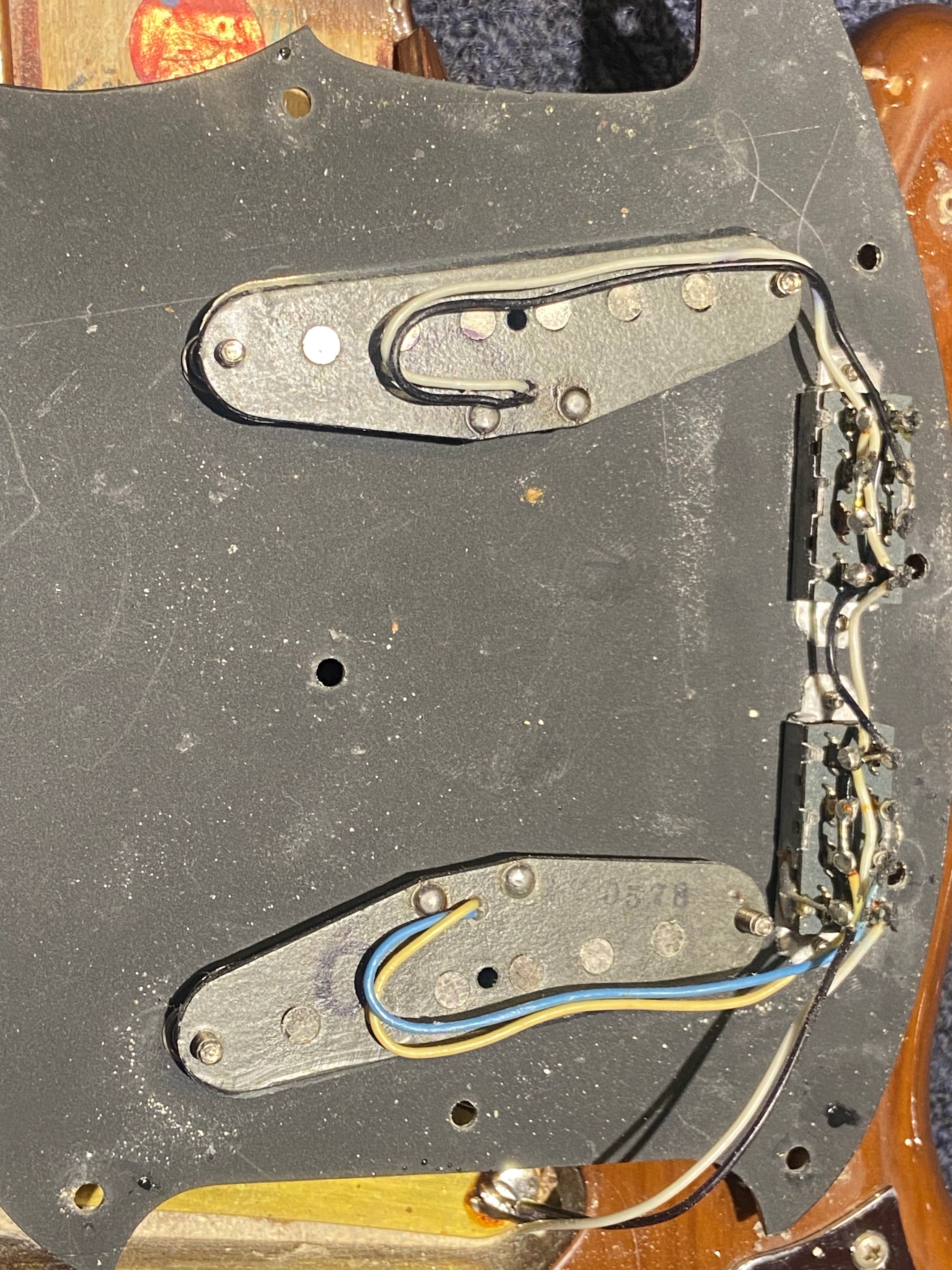 Fender Mustang Mocha 1977 Electric Guitars / Solid Body