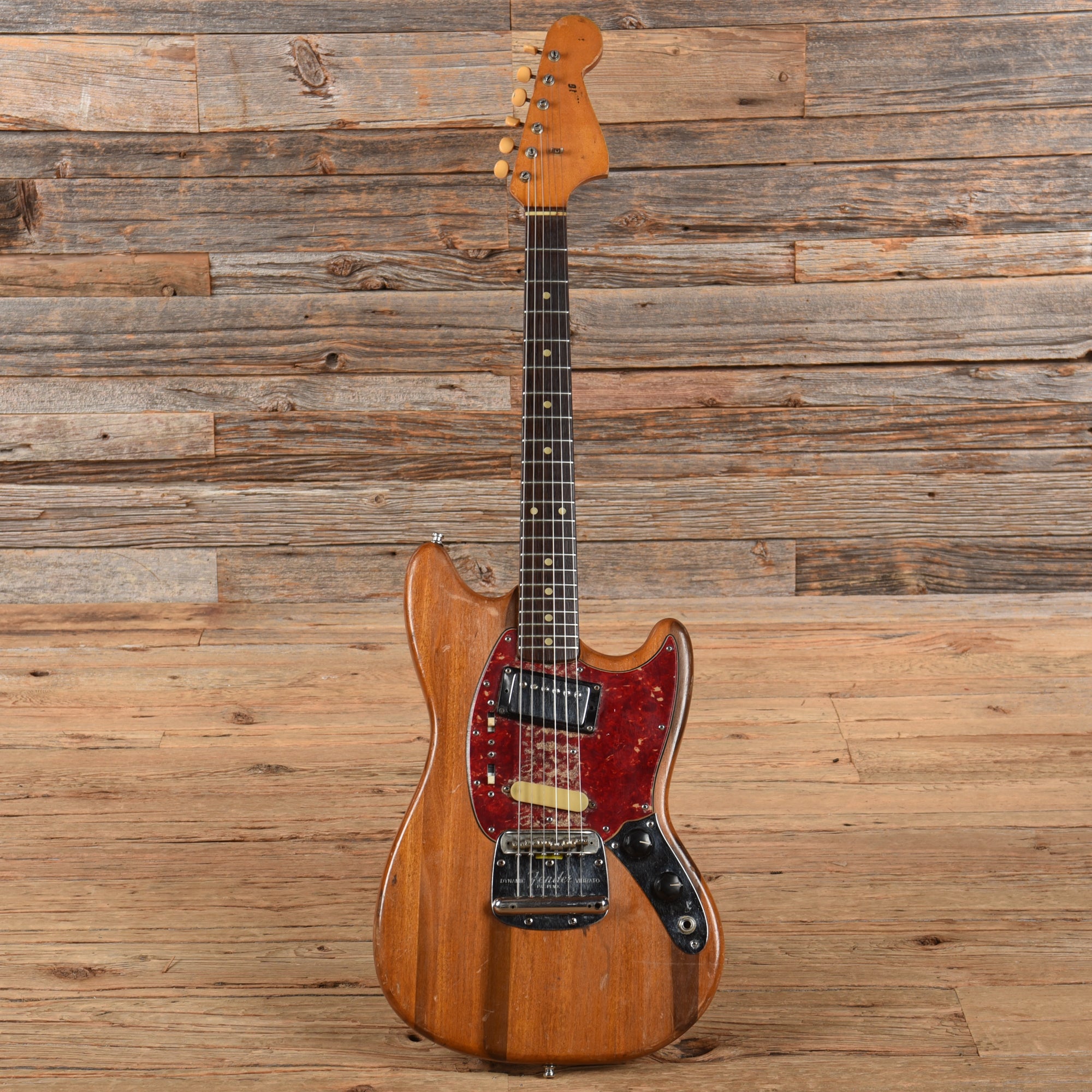 Fender Mustang Natural 1965 Electric Guitars / Solid Body