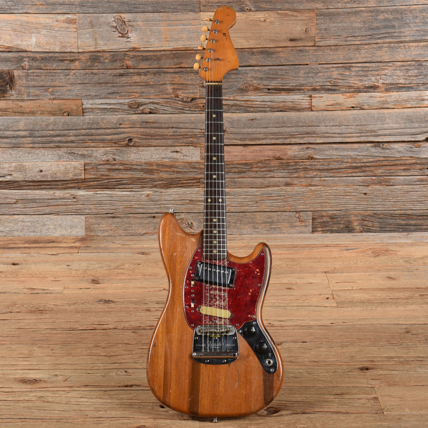 Fender Mustang Natural 1965 Electric Guitars / Solid Body