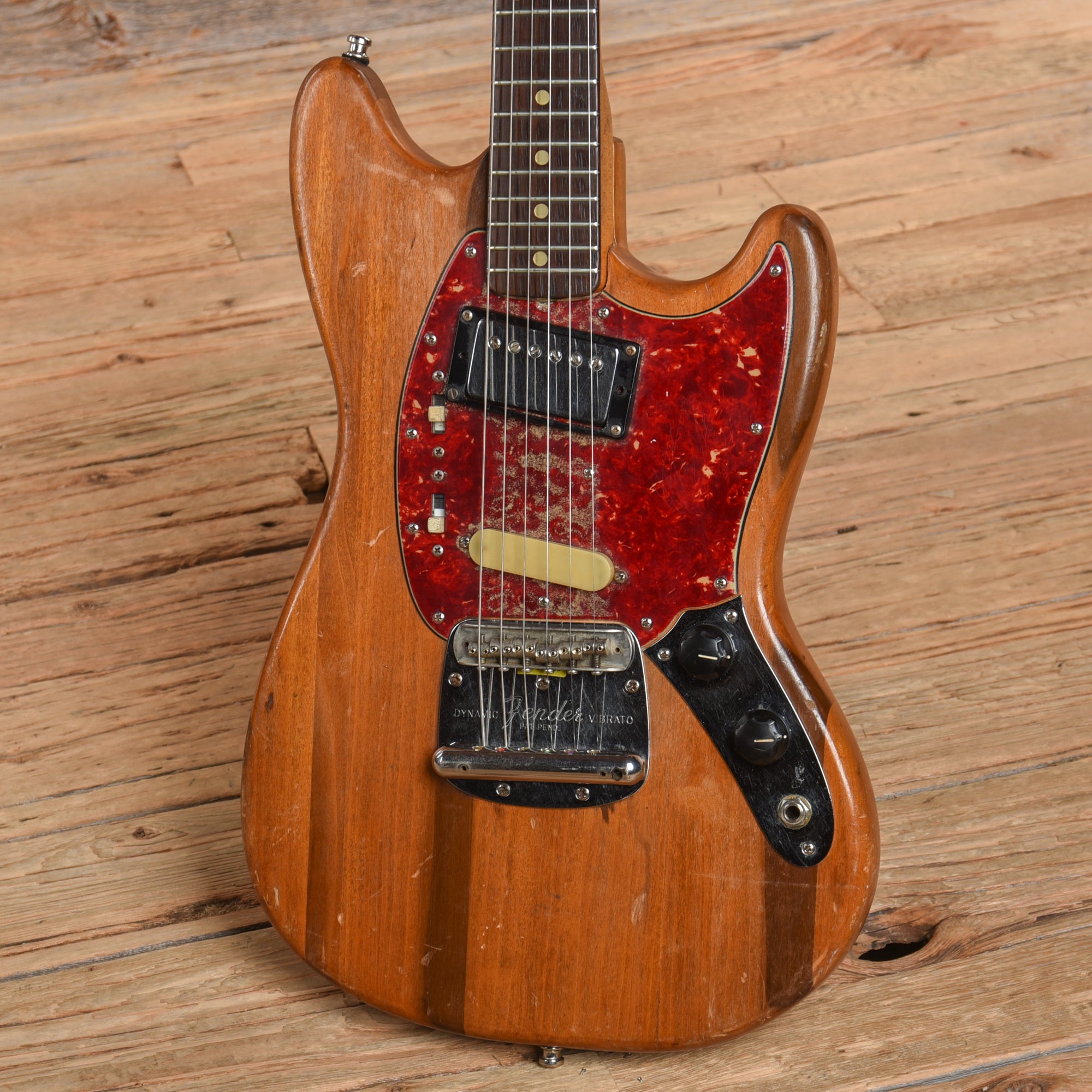 Fender Mustang Natural 1965 Electric Guitars / Solid Body