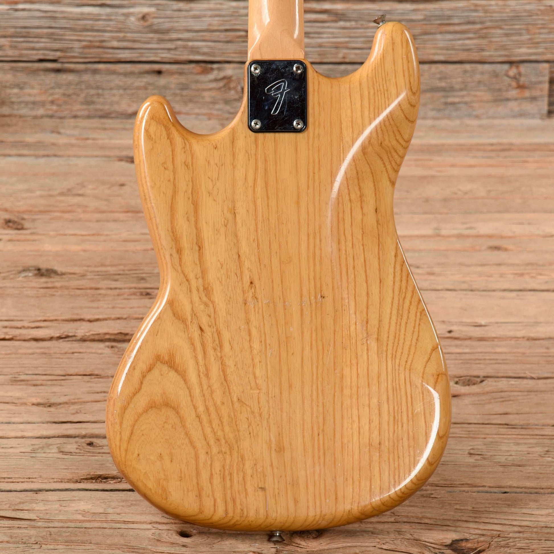 Fender Mustang Natural 1977 Electric Guitars / Solid Body