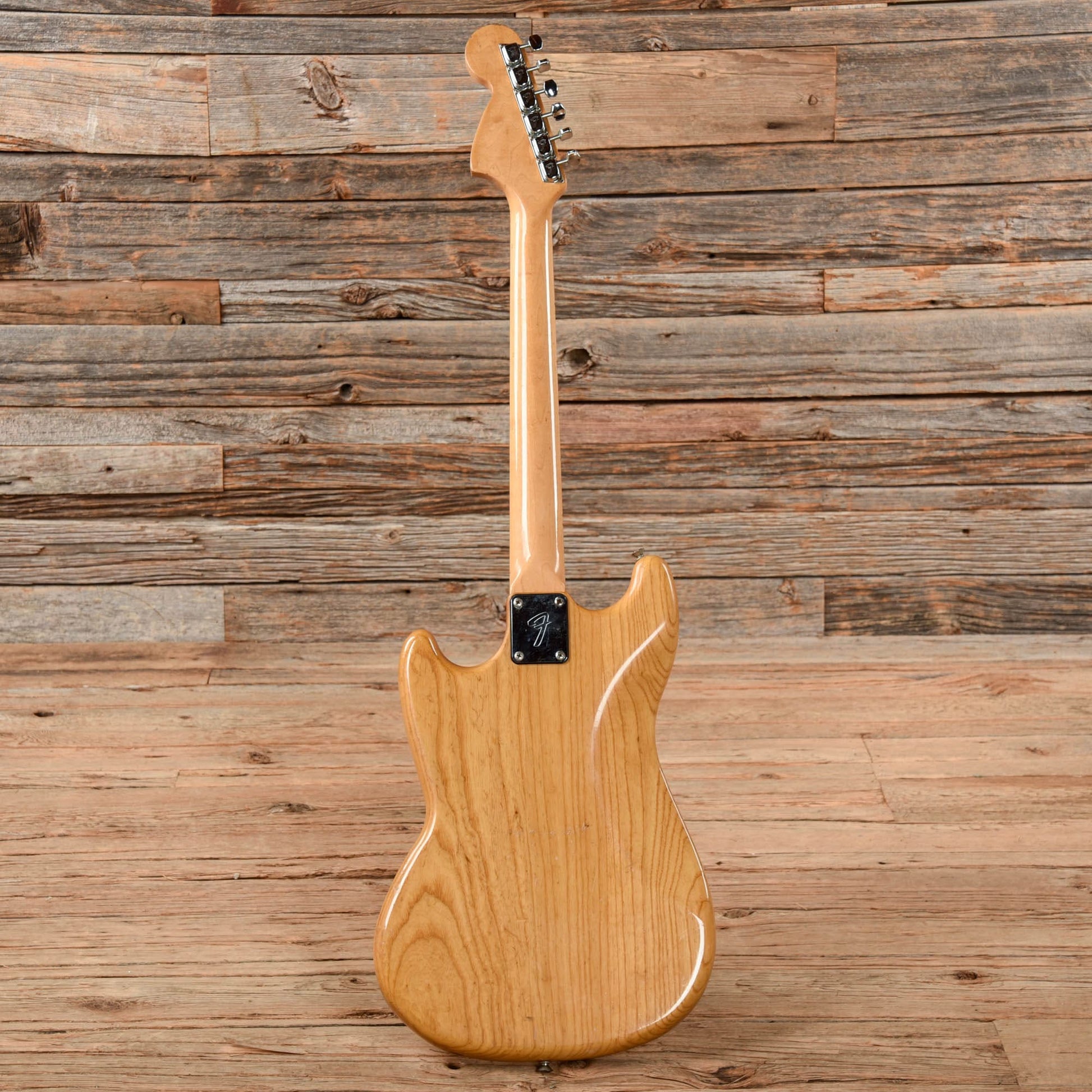 Fender Mustang Natural 1977 Electric Guitars / Solid Body