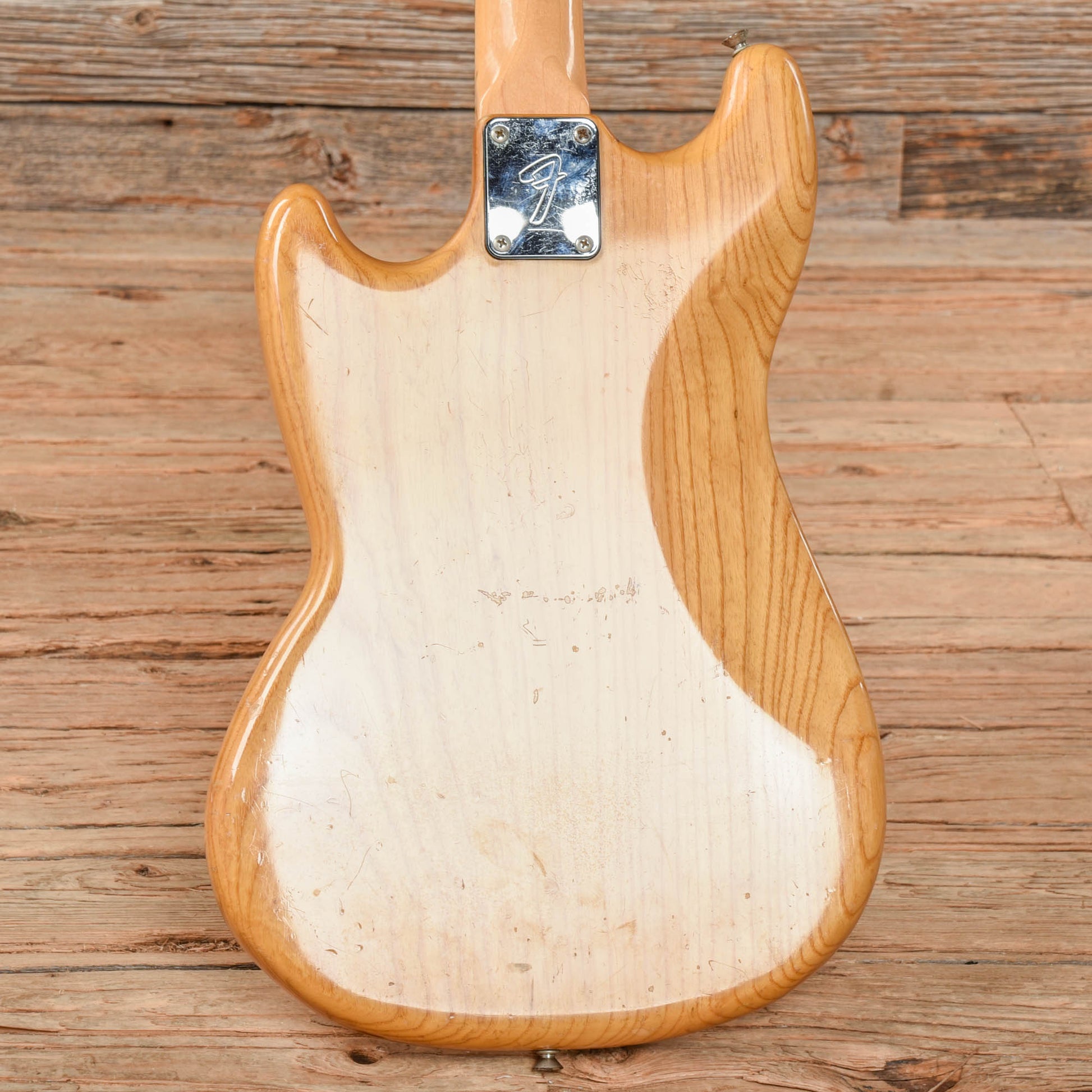 Fender Mustang Natural 1977 Electric Guitars / Solid Body