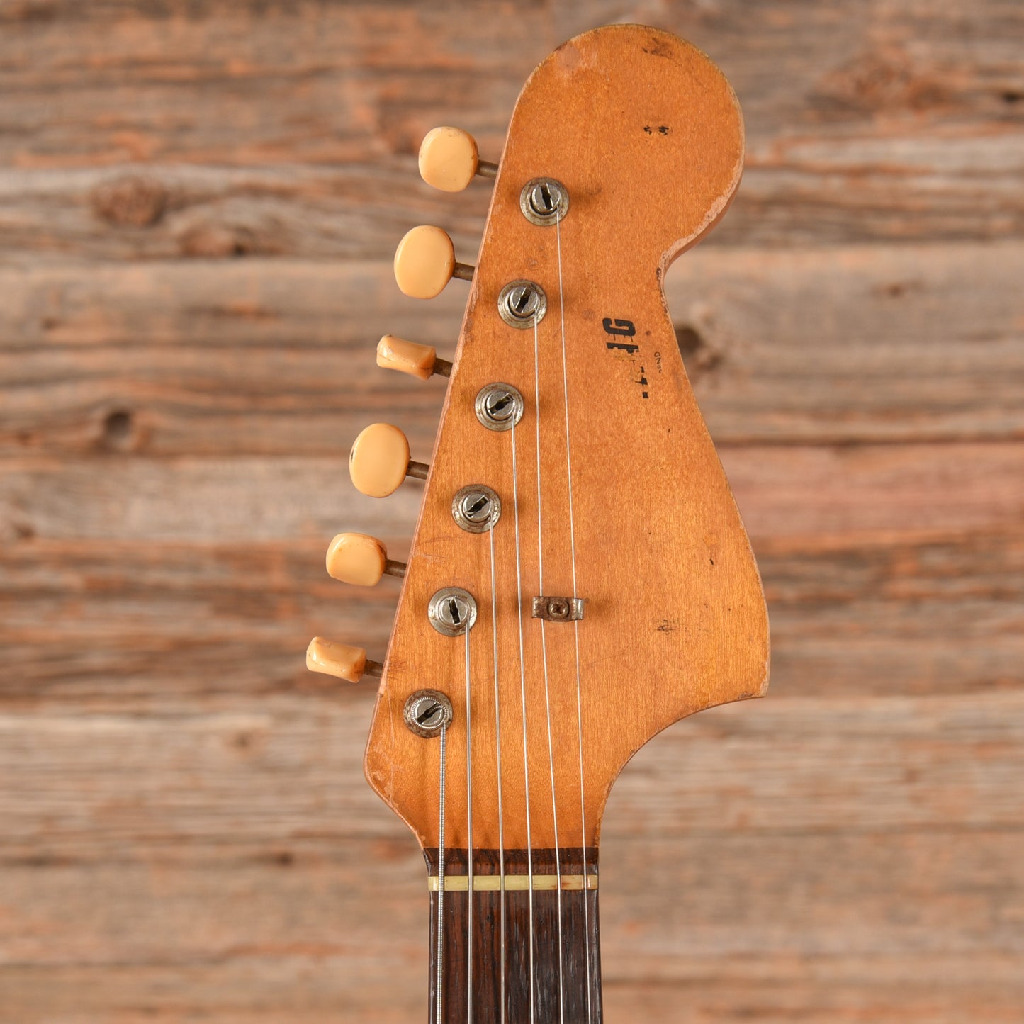 Fender Mustang Natural Refin 1965 Electric Guitars / Solid Body