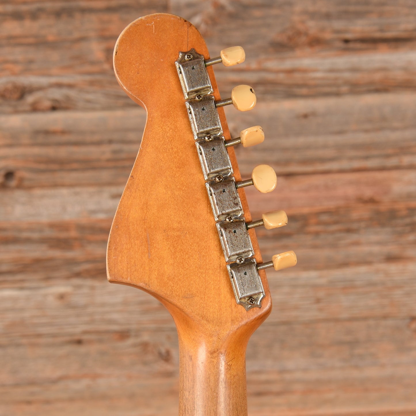 Fender Mustang Natural Refin 1965 Electric Guitars / Solid Body