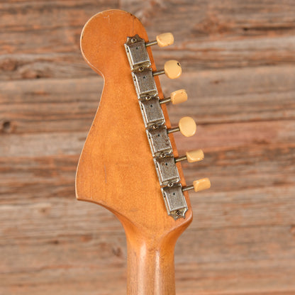 Fender Mustang Natural Refin 1965 Electric Guitars / Solid Body