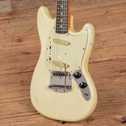 Fender Mustang Olympic White 1964 Electric Guitars / Solid Body