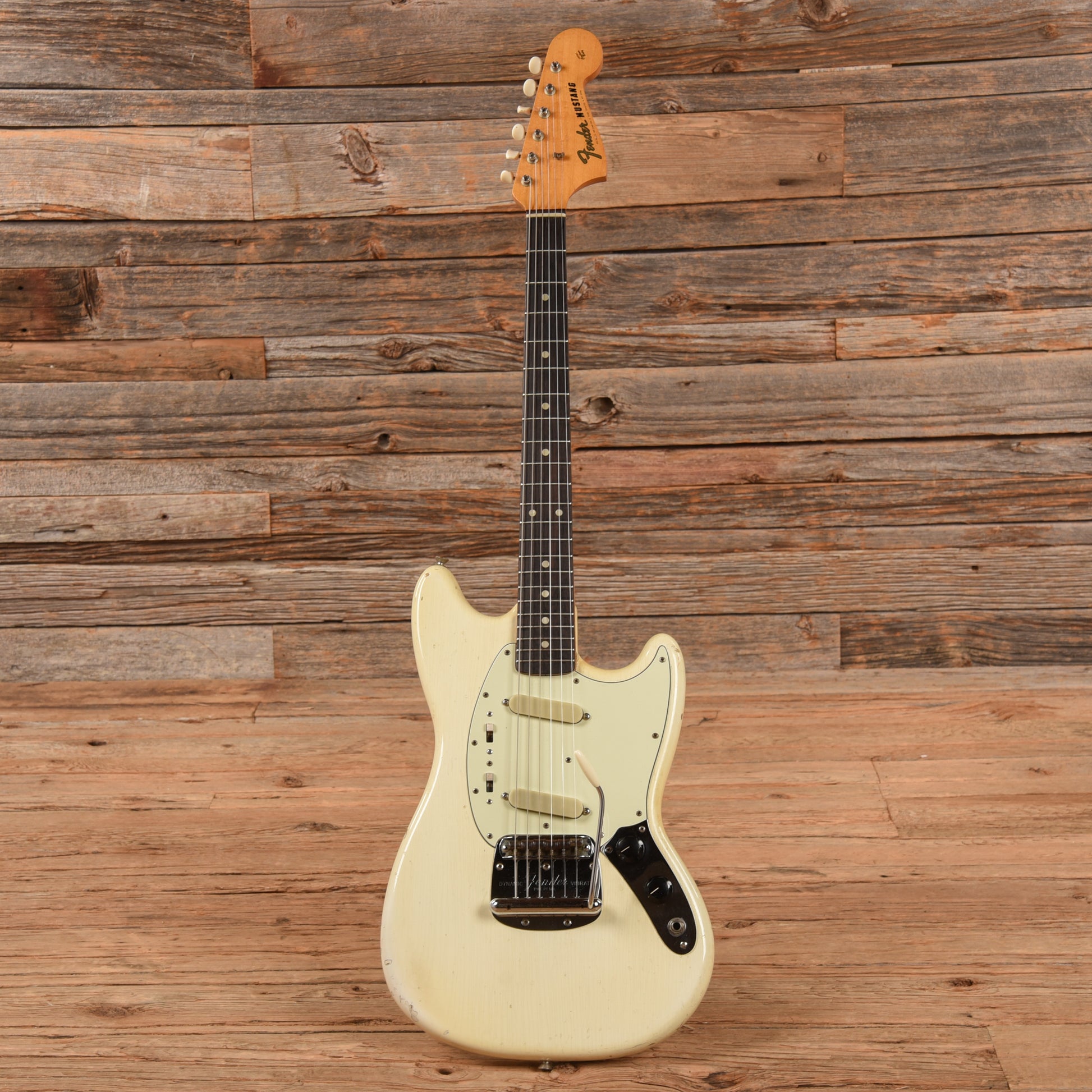 Fender Mustang Olympic White 1964 Electric Guitars / Solid Body