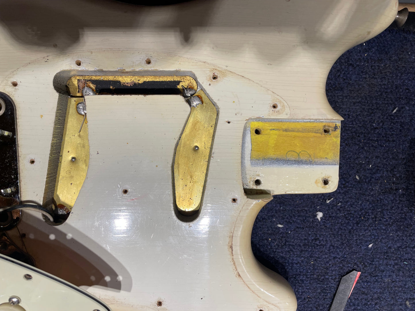 Fender Mustang Olympic White 1964 Electric Guitars / Solid Body