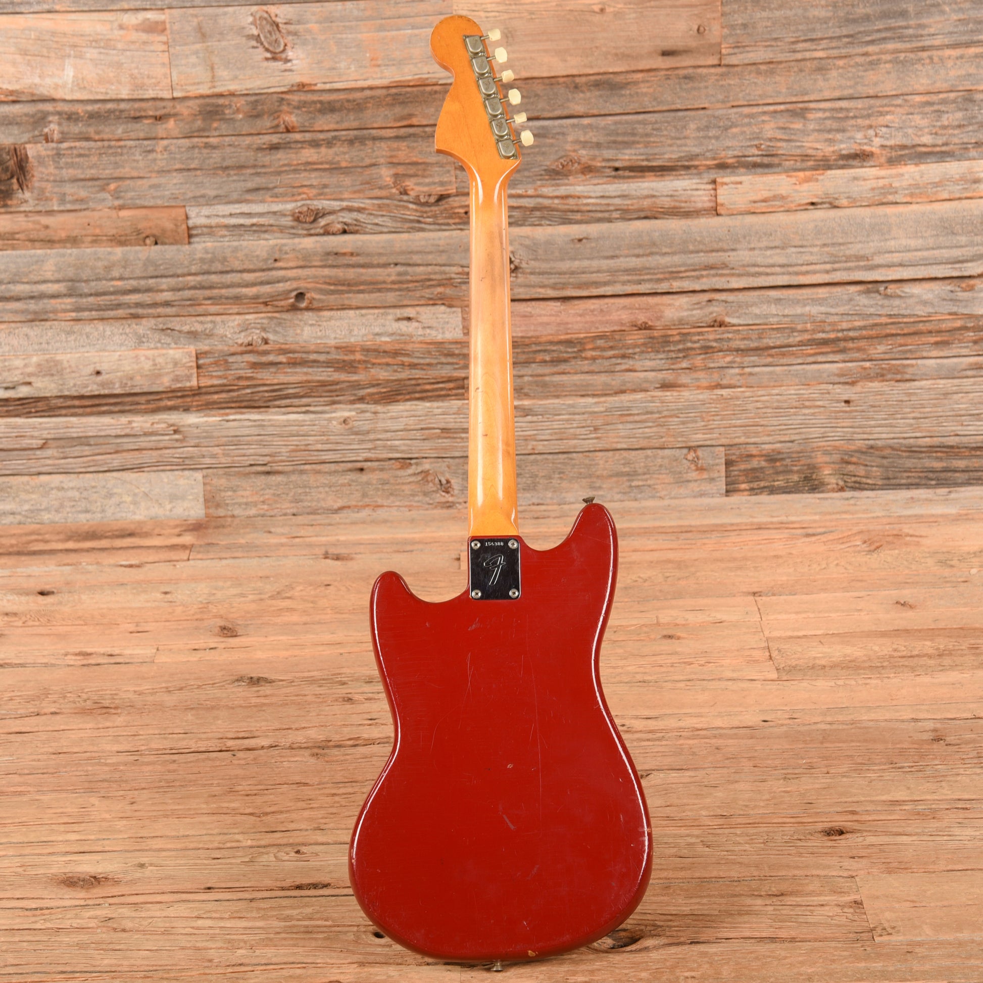 Fender Mustang Red 1966 Electric Guitars / Solid Body