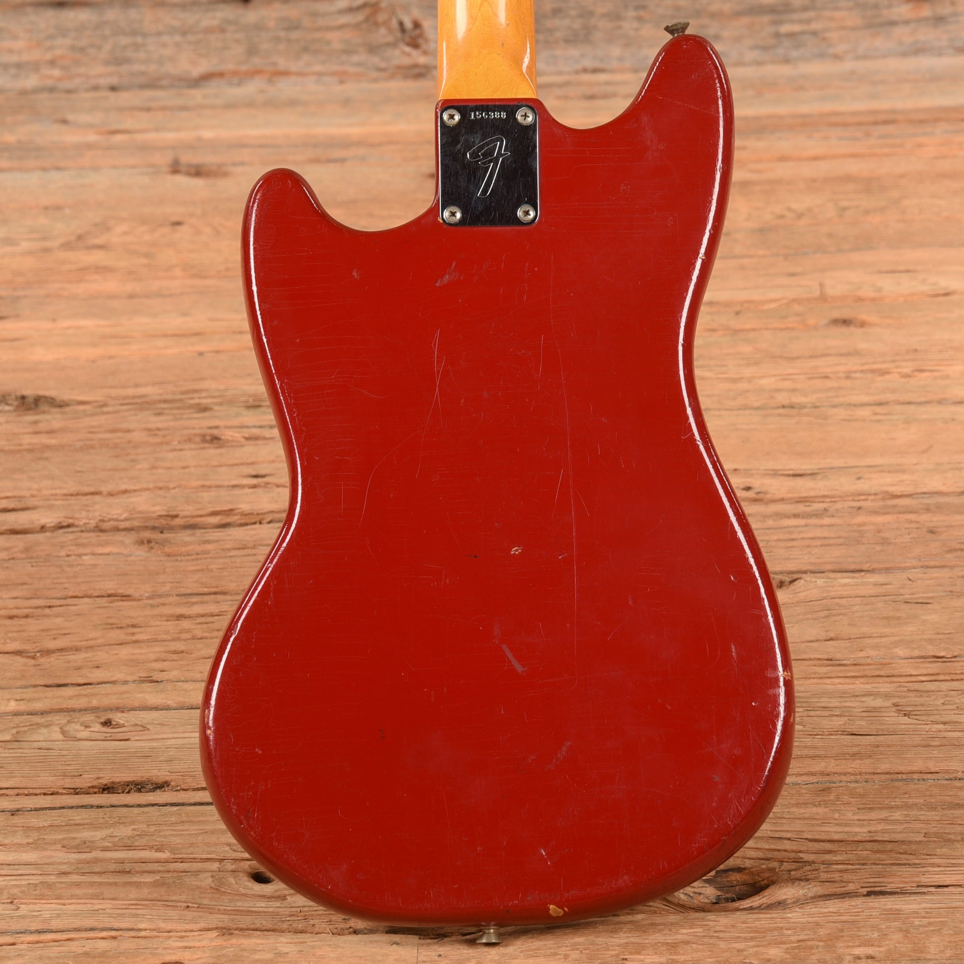 Fender Mustang Red 1966 Electric Guitars / Solid Body