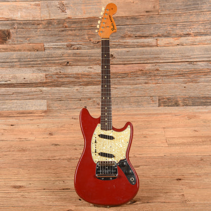 Fender Mustang Red 1966 Electric Guitars / Solid Body