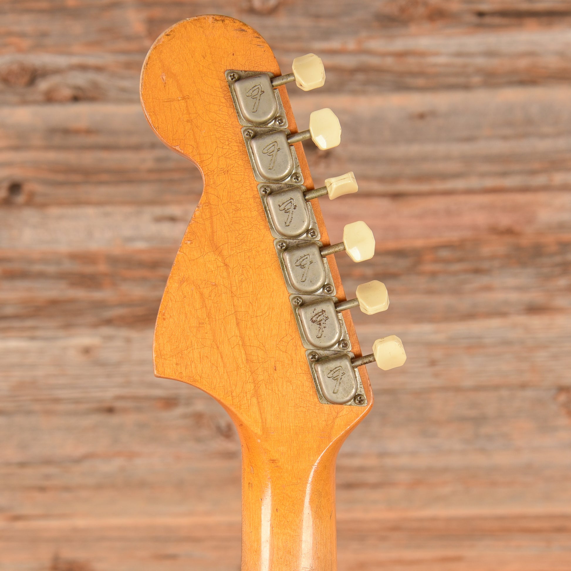 Fender Mustang Red 1966 Electric Guitars / Solid Body