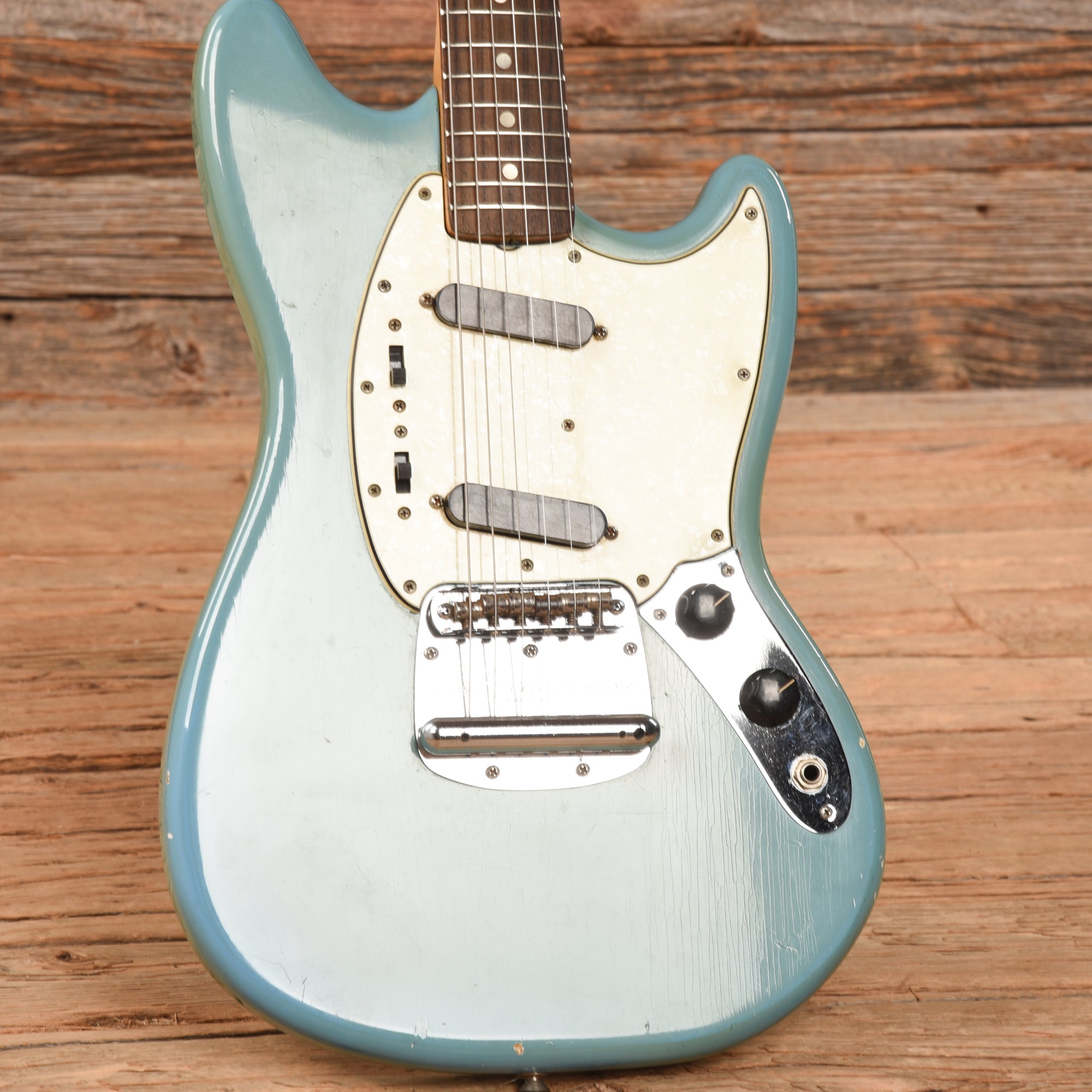 Fender Mustang Sonic Blue 1966 Electric Guitars / Solid Body