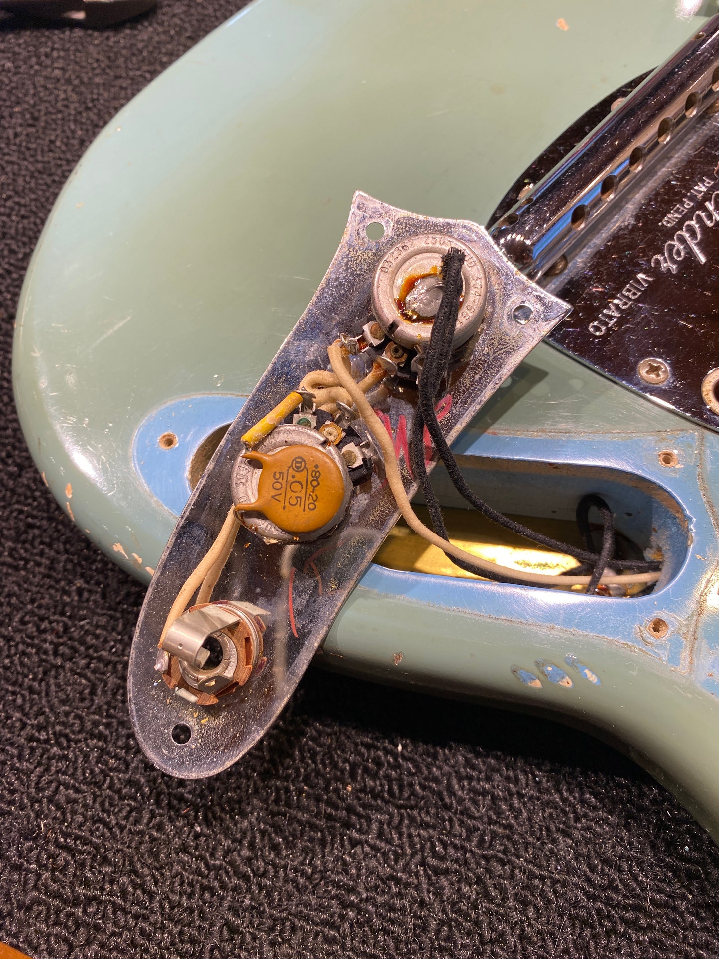 Fender Mustang Sonic Blue 1966 Electric Guitars / Solid Body