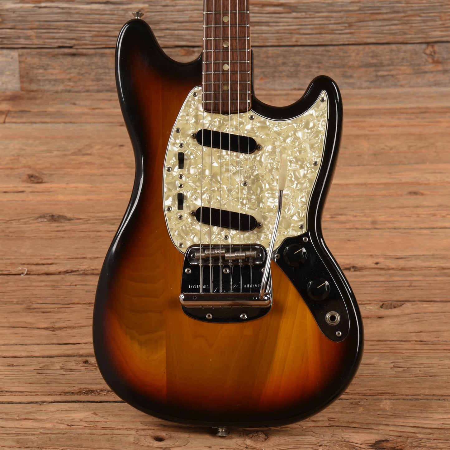 Fender Mustang Sunburst 1974 Electric Guitars / Solid Body