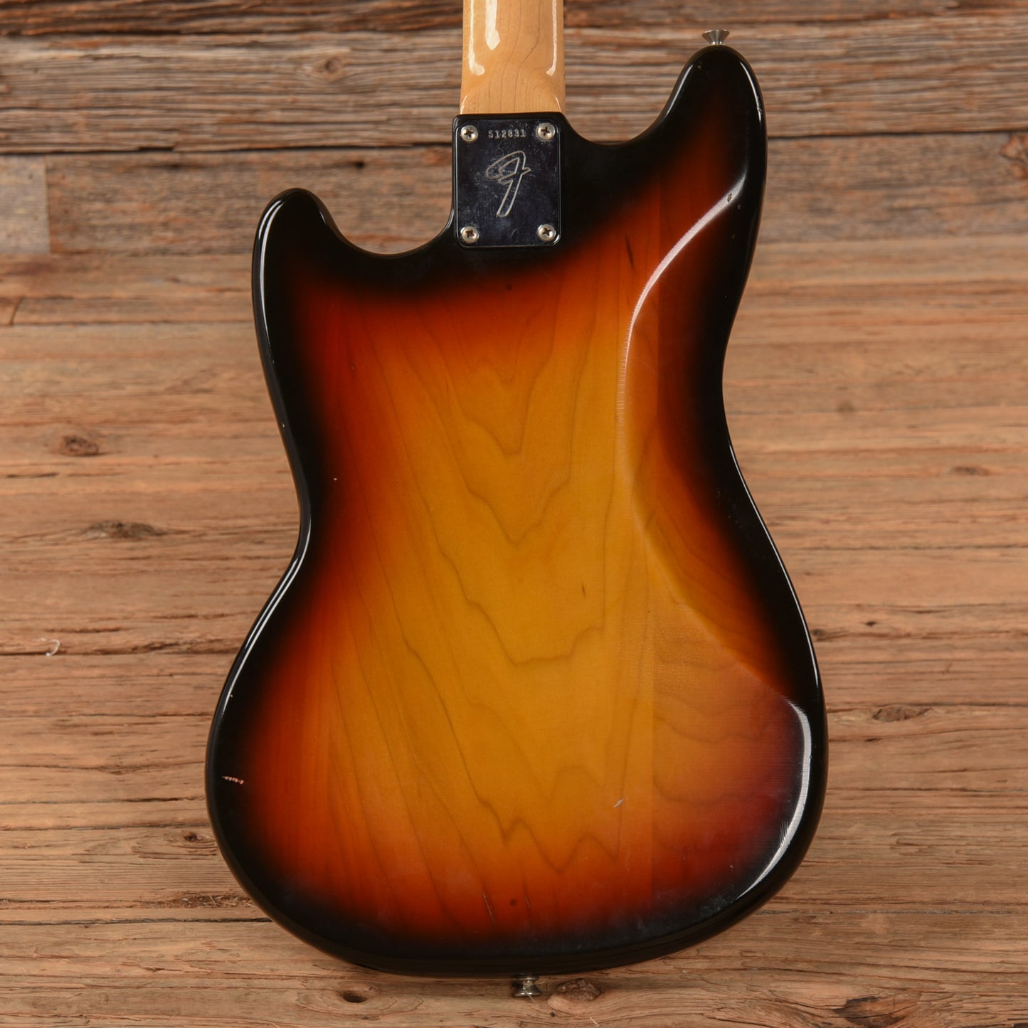 Fender Mustang Sunburst 1974 Electric Guitars / Solid Body