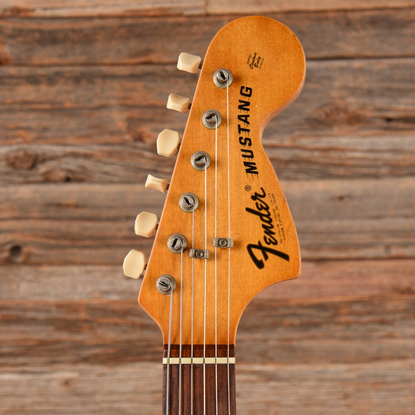 Fender Mustang Sunburst 1974 Electric Guitars / Solid Body