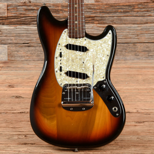 Fender Mustang Sunburst 1974 Electric Guitars / Solid Body