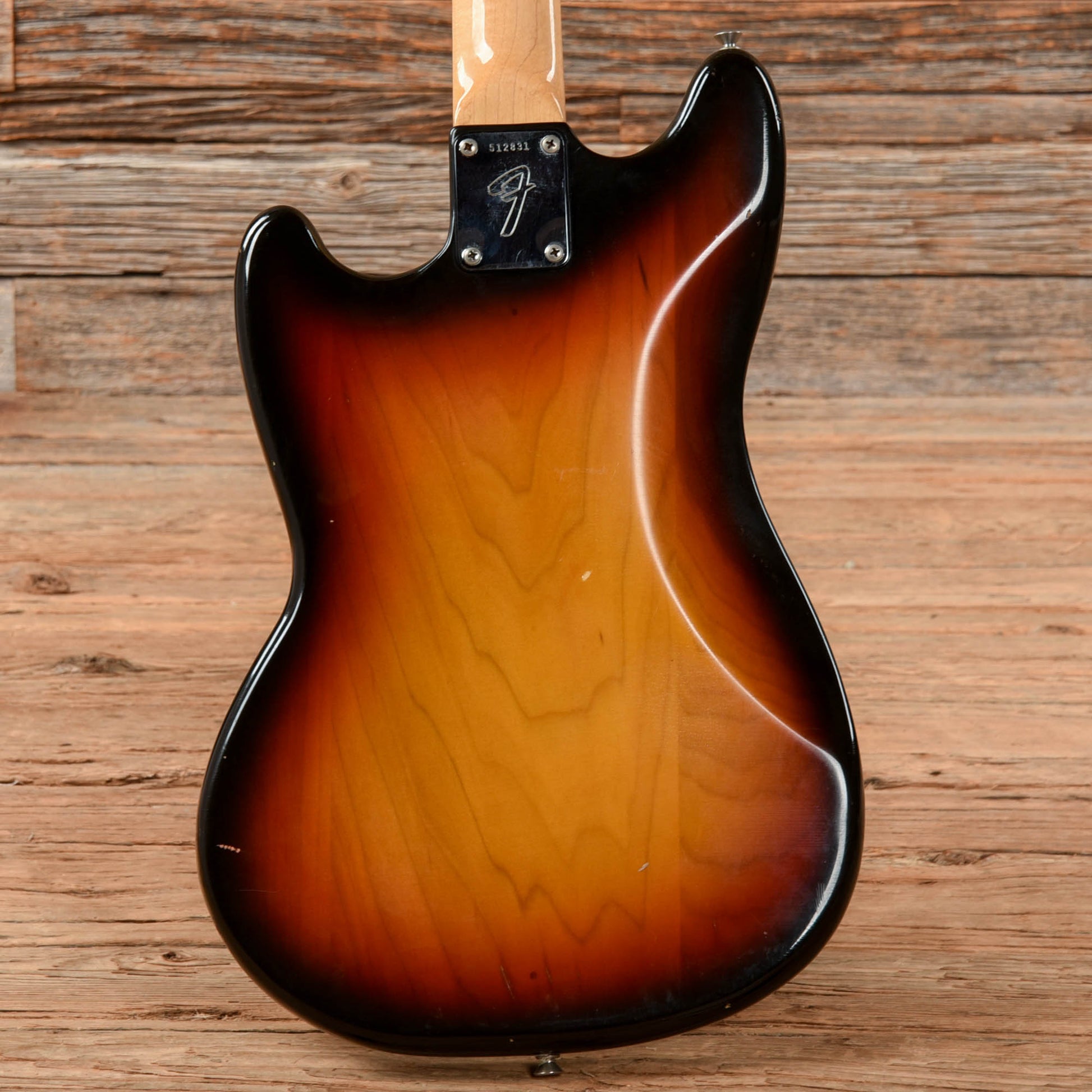 Fender Mustang Sunburst 1974 Electric Guitars / Solid Body