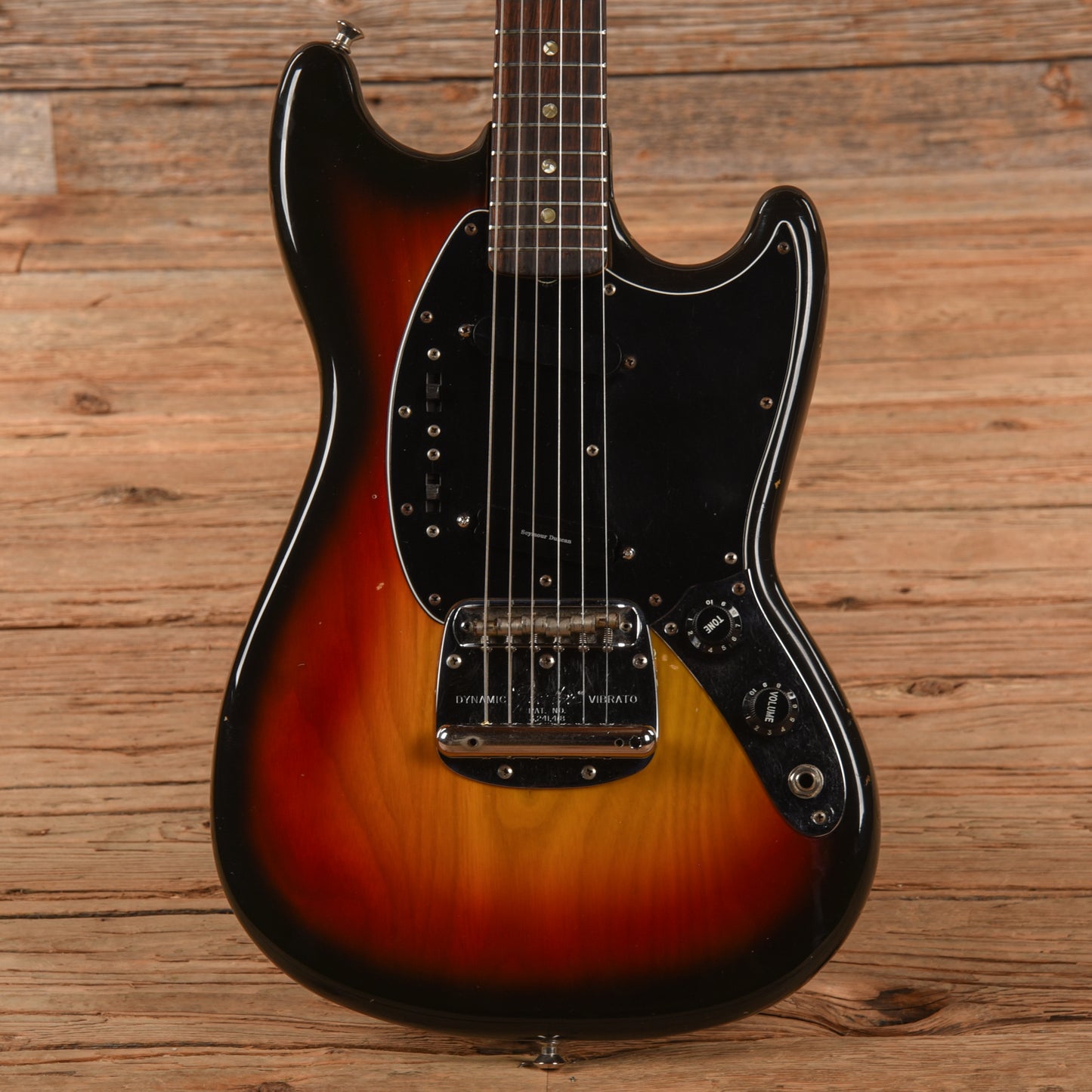 Fender Mustang Sunburst 1978 Electric Guitars / Solid Body