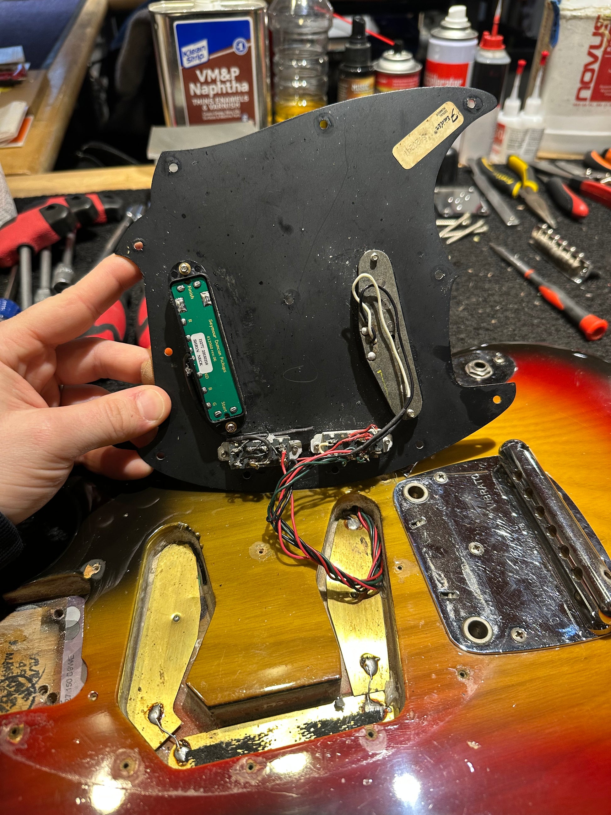 Fender Mustang Sunburst 1978 Electric Guitars / Solid Body